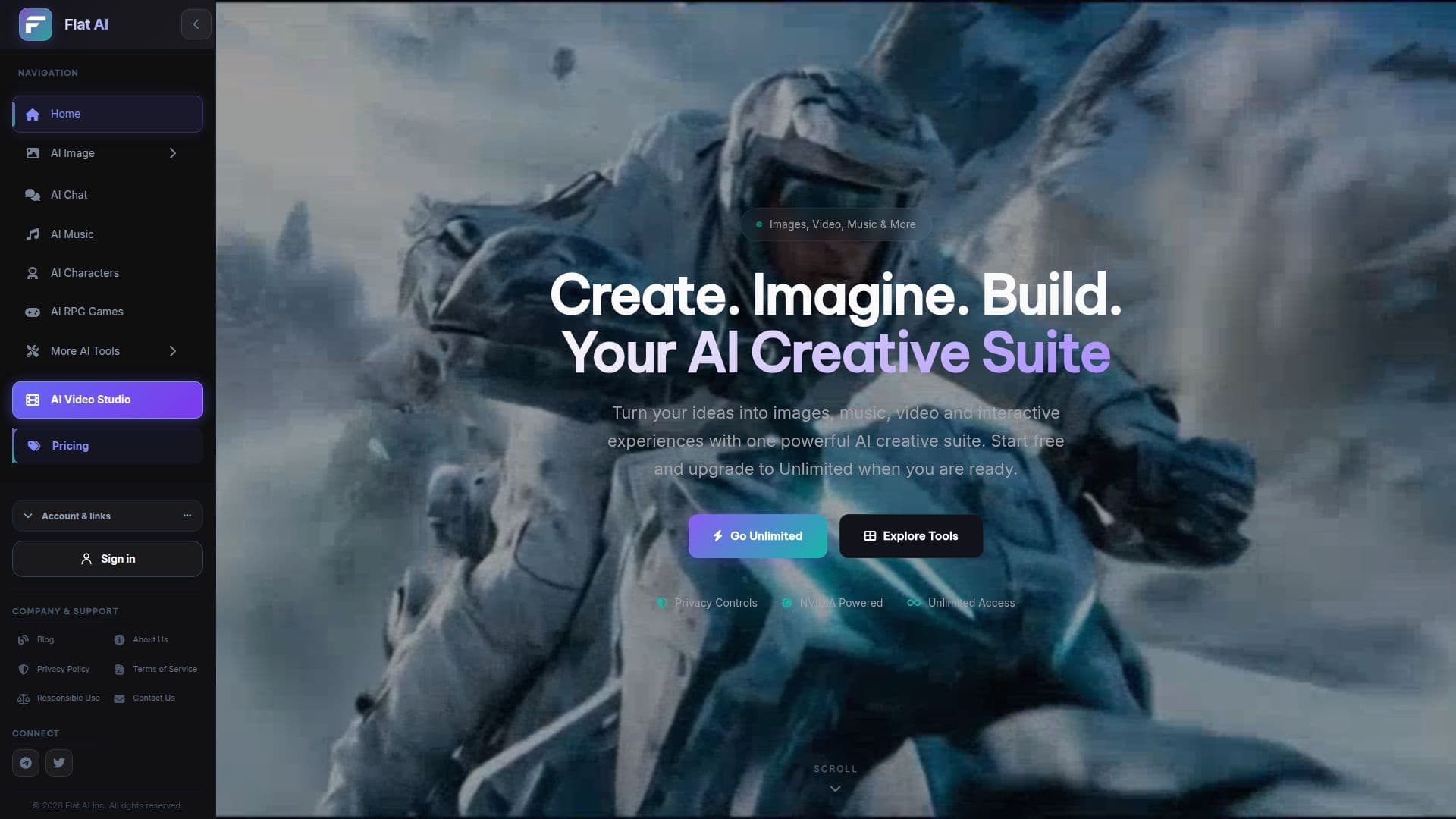 FLAT AI Tools screenshot