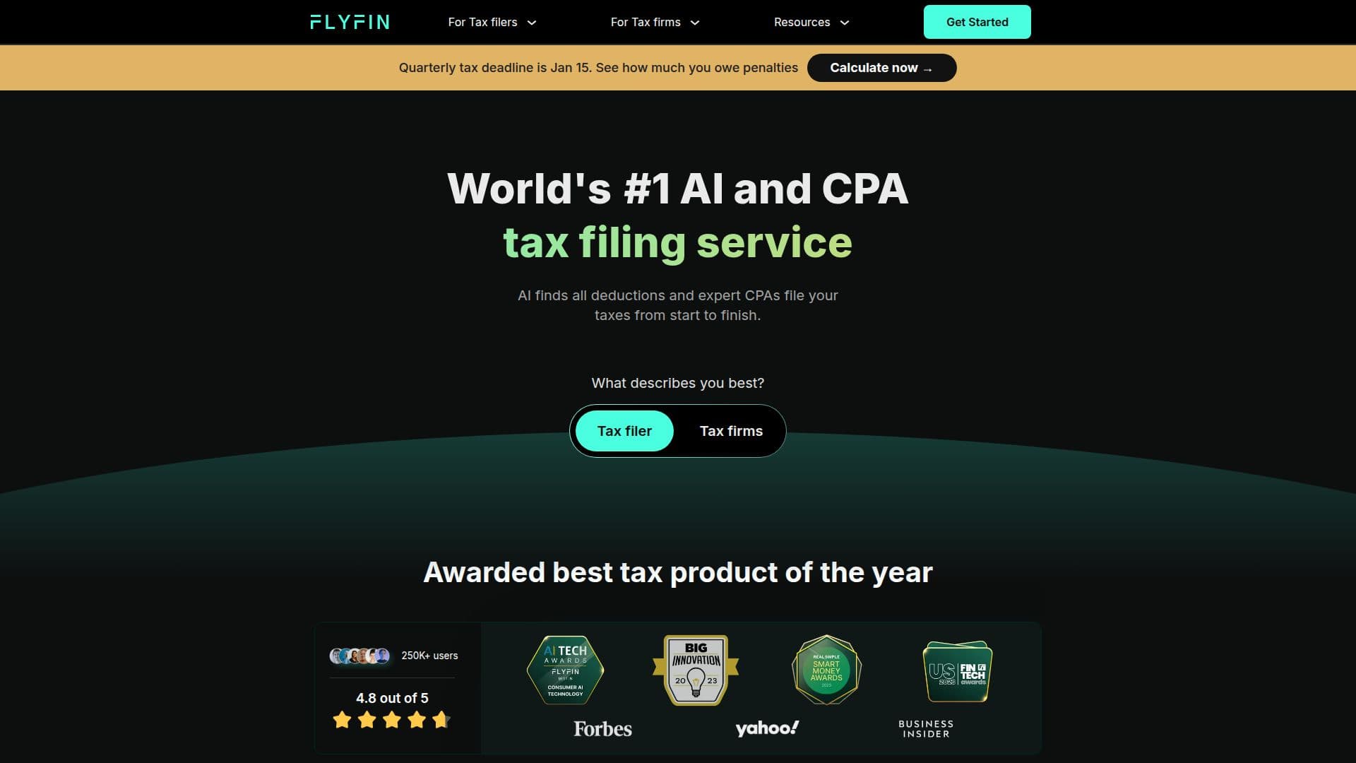 FlyFin screenshot