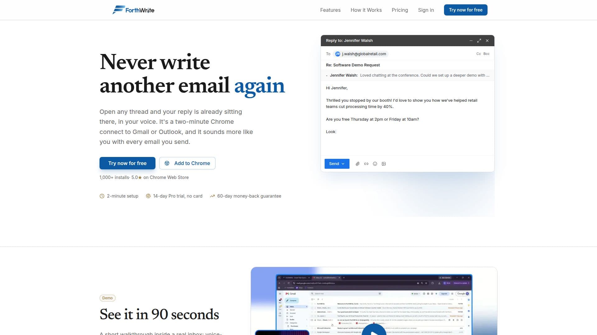لقطة شاشة لـ ForthWrite