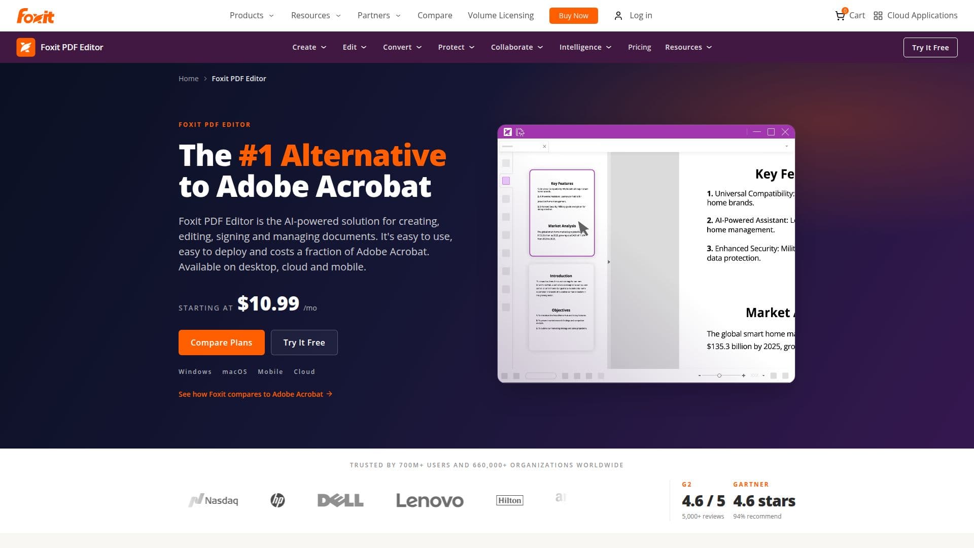 Tangkapan layar Foxit PDF Editor