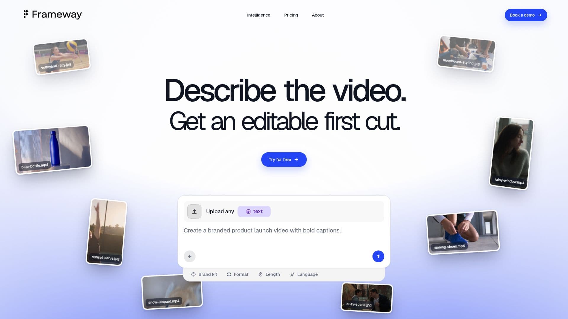 Frameway AI — Chat-first Video Editing screenshot