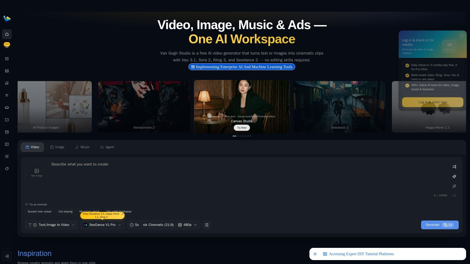 Van Gogh Studio screenshot