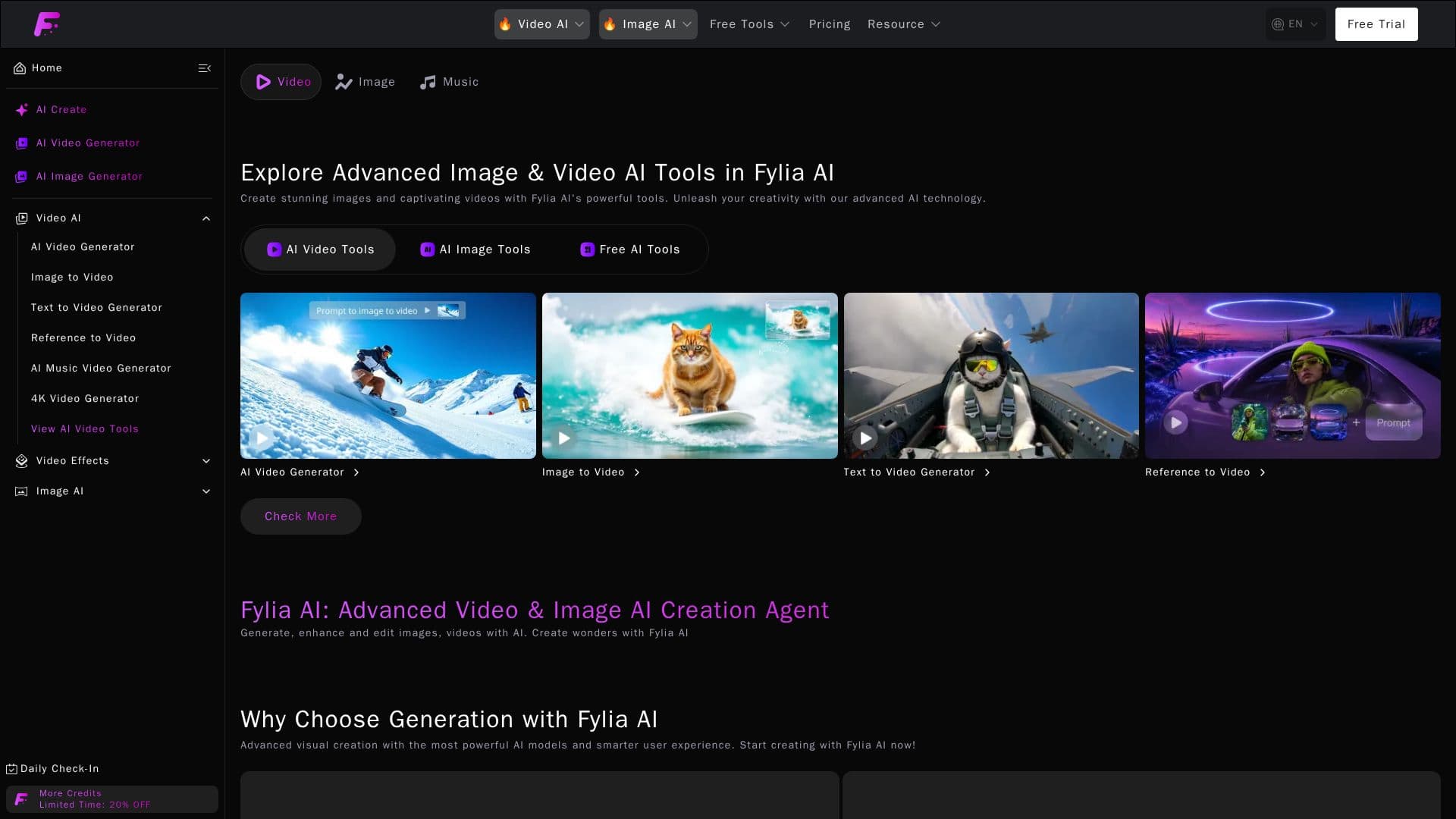 Скриншот Fylia AI