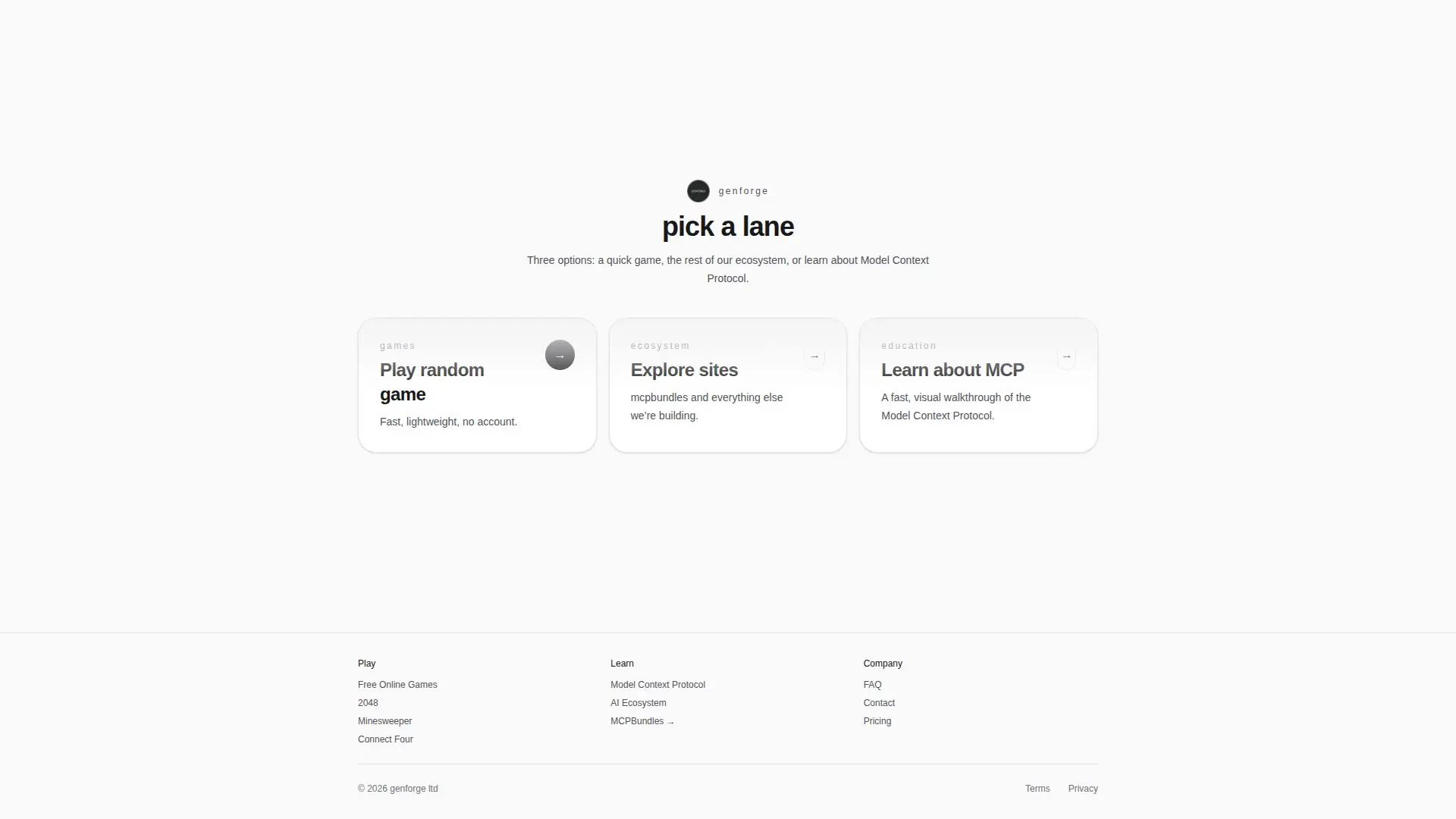 لقطة شاشة لـ GenForge