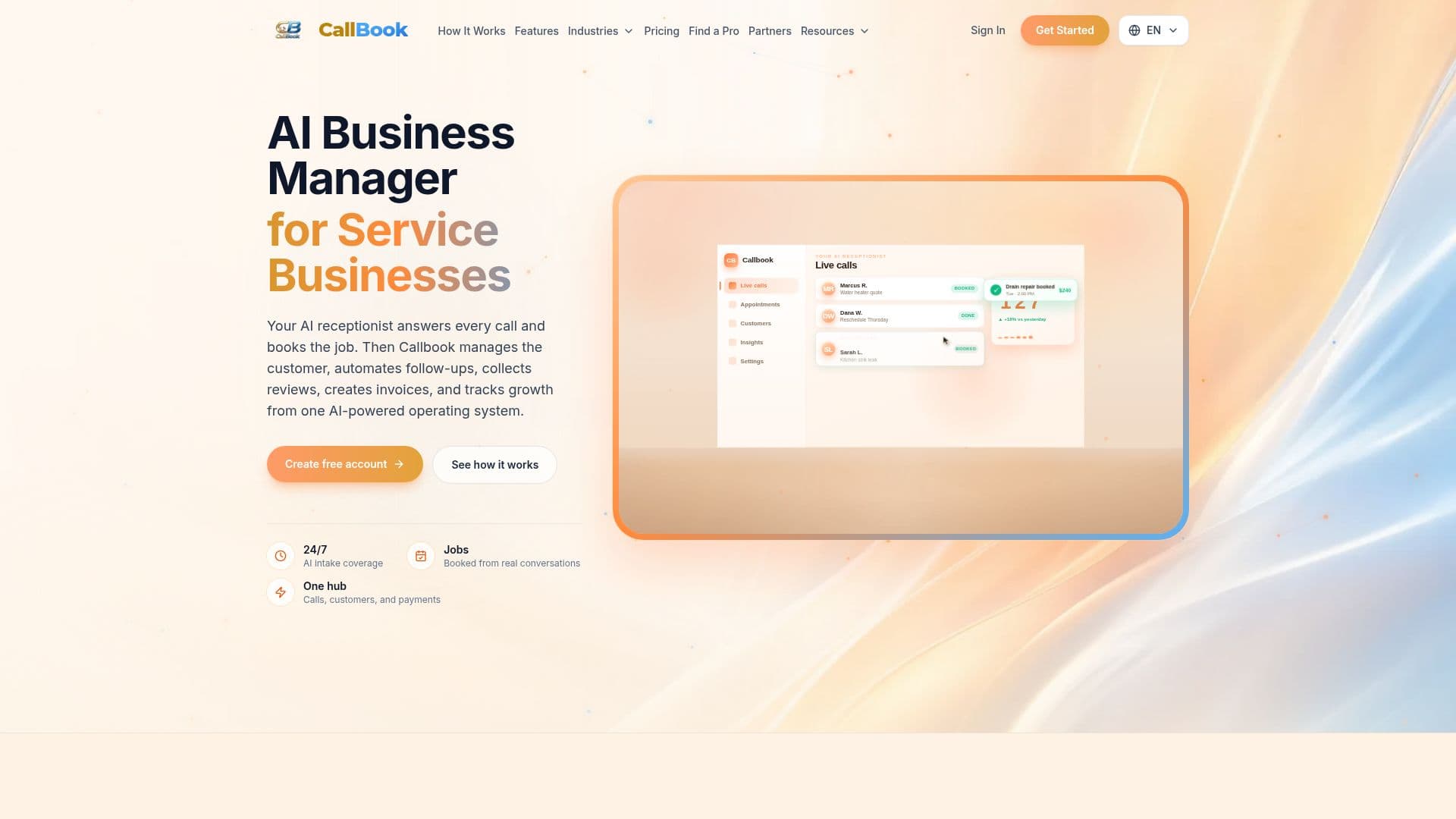 Capture d’écran de Callbook