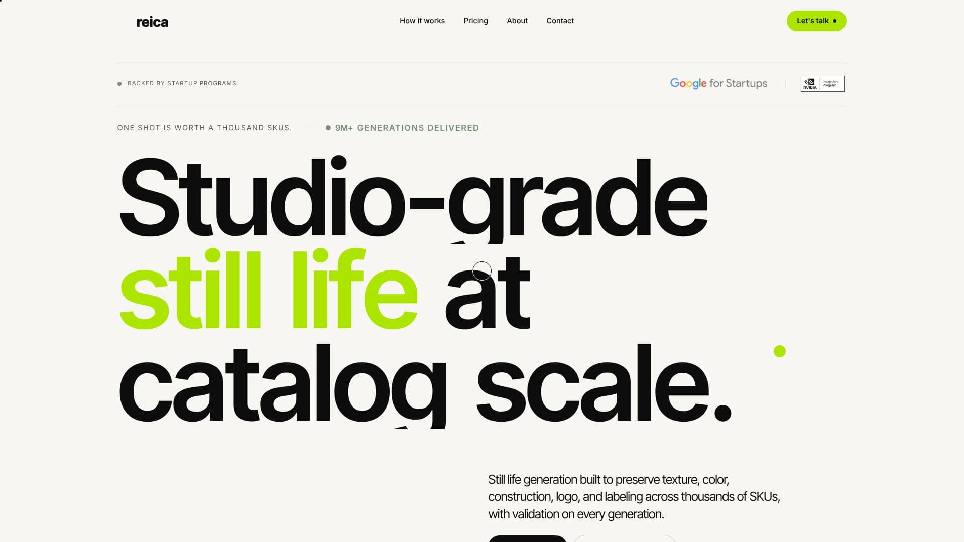 reica — AI Studio screenshot