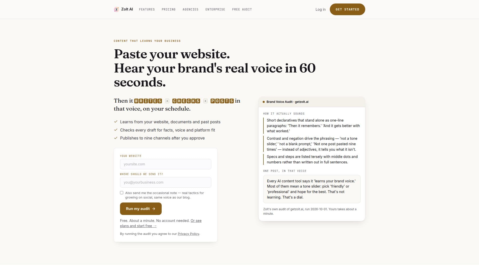 Zolt AI screenshot
