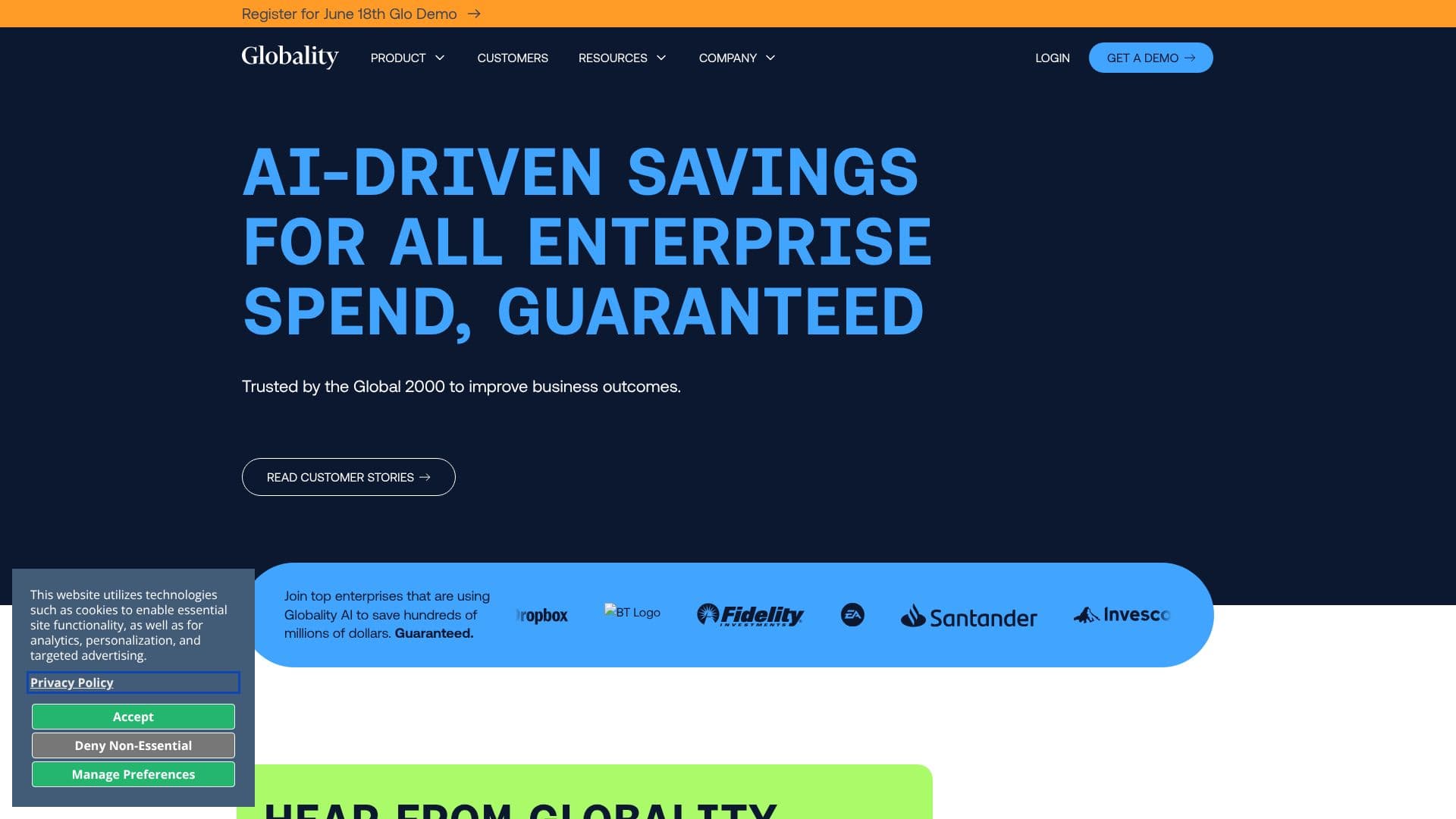 Globality screenshot