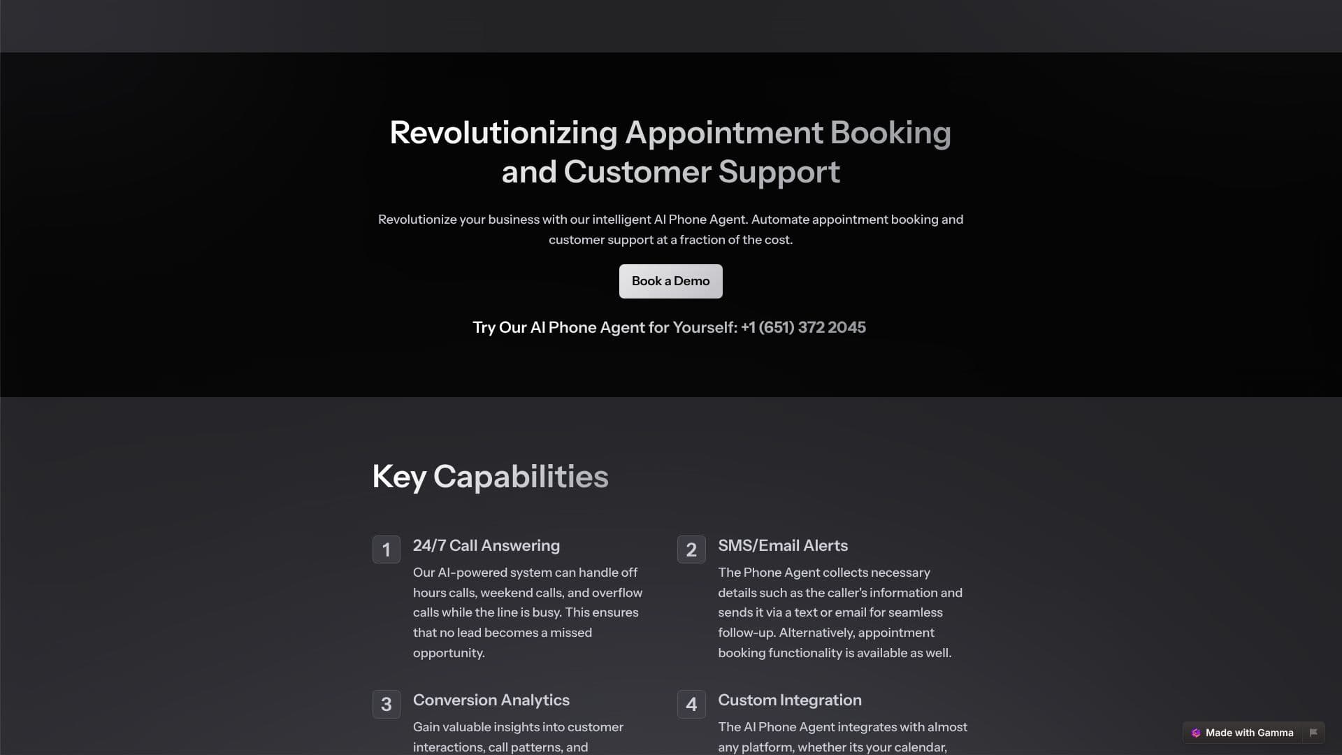 Скриншот Globe AI Phone Agent
