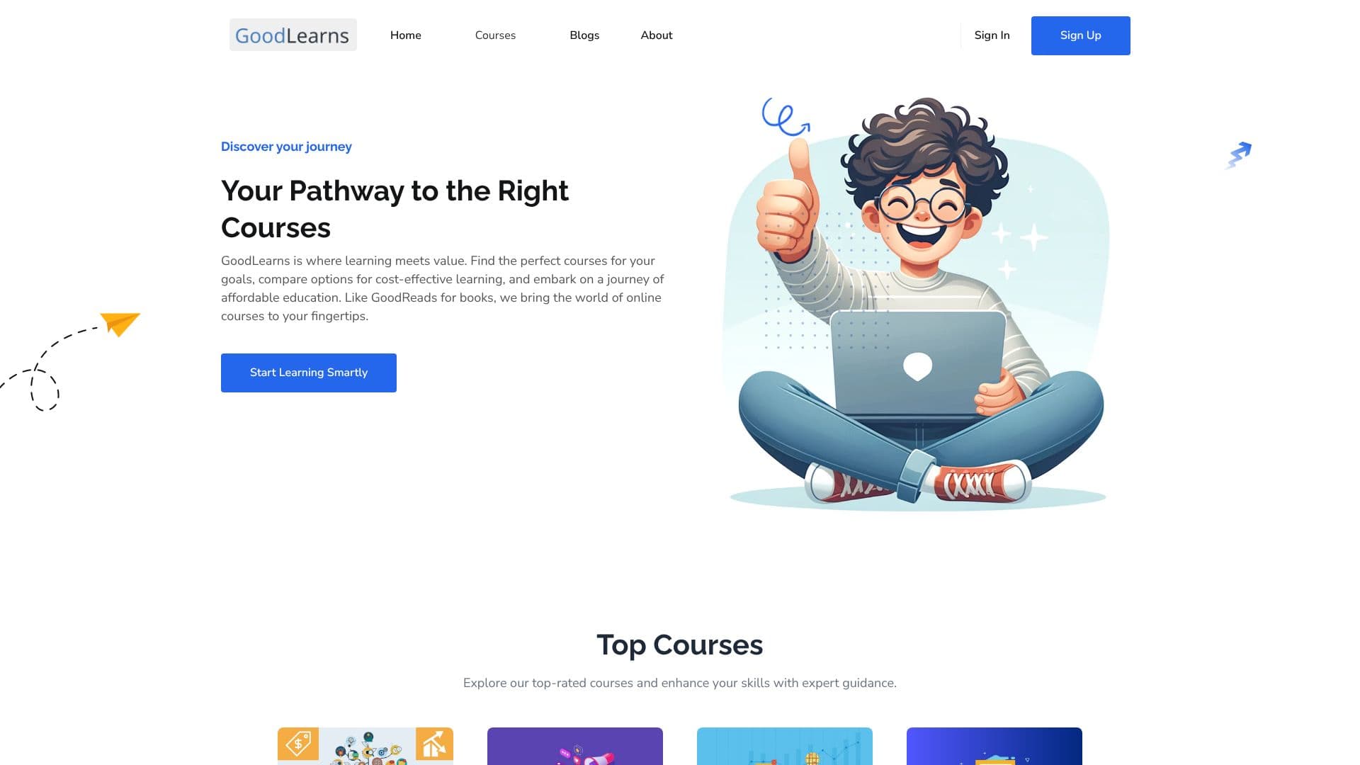 Captura de pantalla de GoodLearns