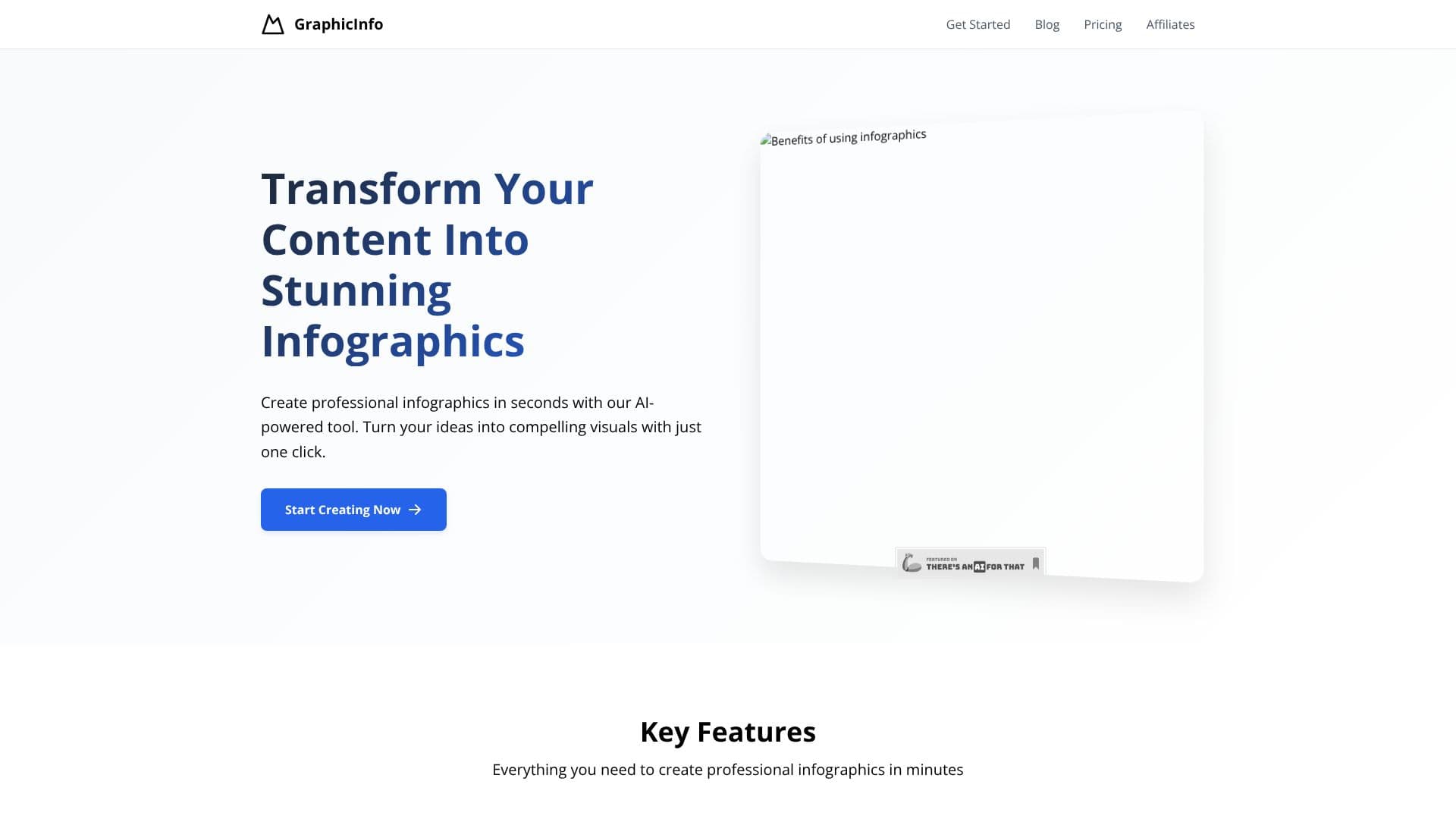 AI Infographic Generator screenshot