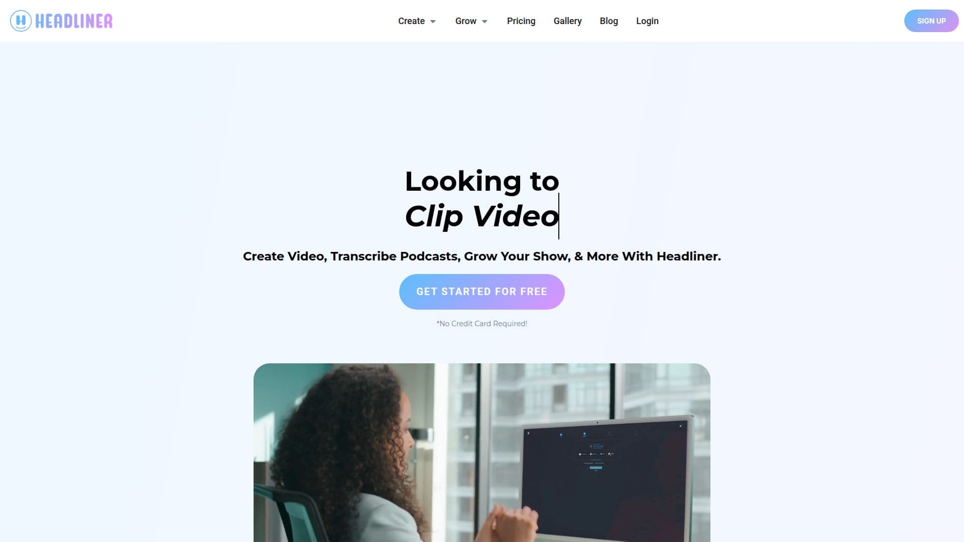 Headliner - Podcast Video Promotion Tool screenshot