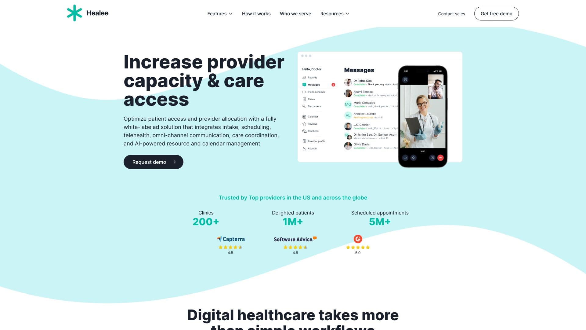Healee 患者接入解决方案 截图