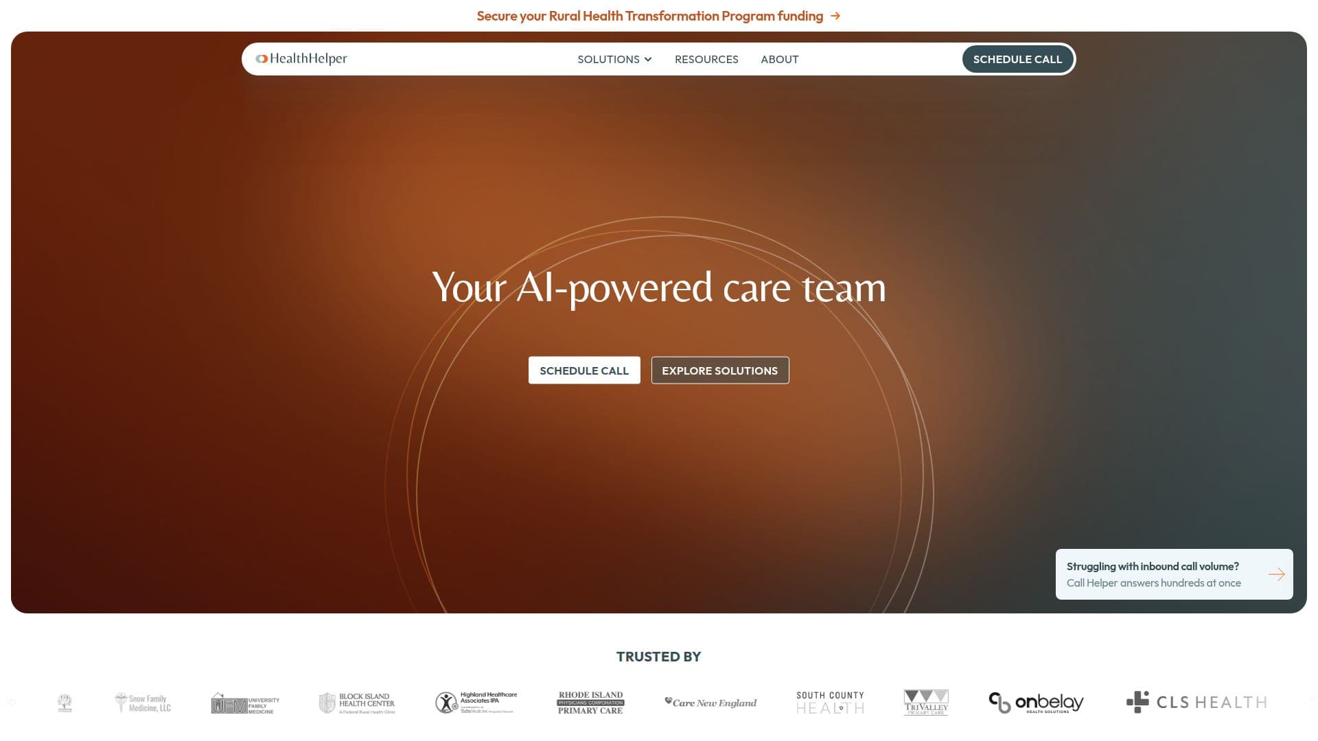 HealthHelper AI Platform screenshot