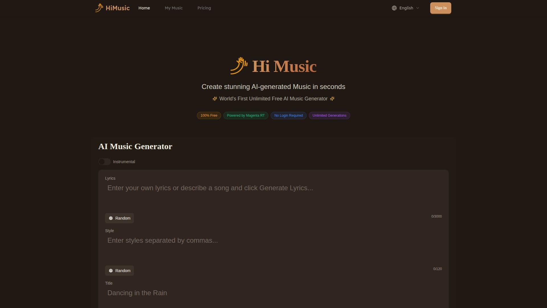 HiMusic 스크린샷