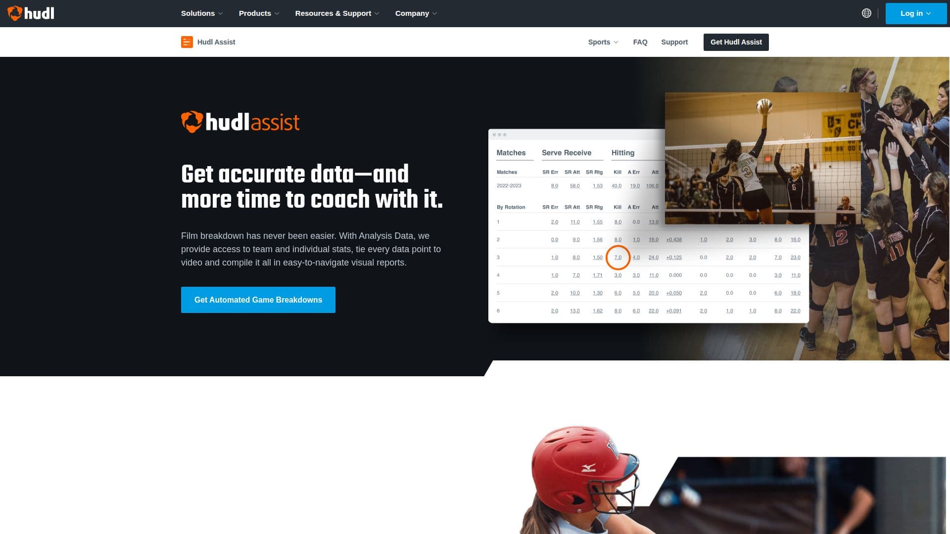 Hudl Assist screenshot