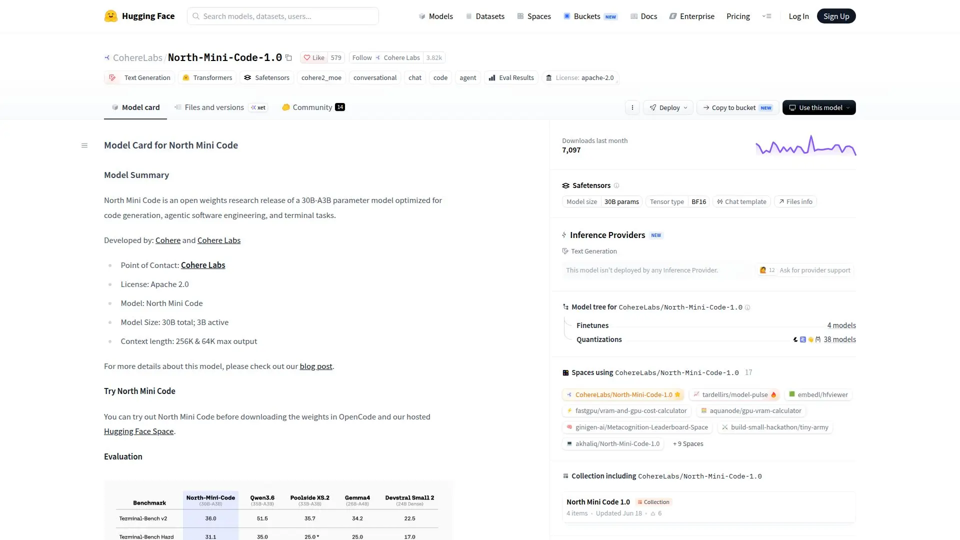 North Mini Code screenshot