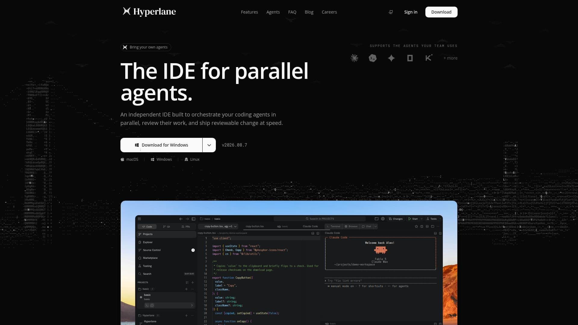 Hyperlane IDE screenshot