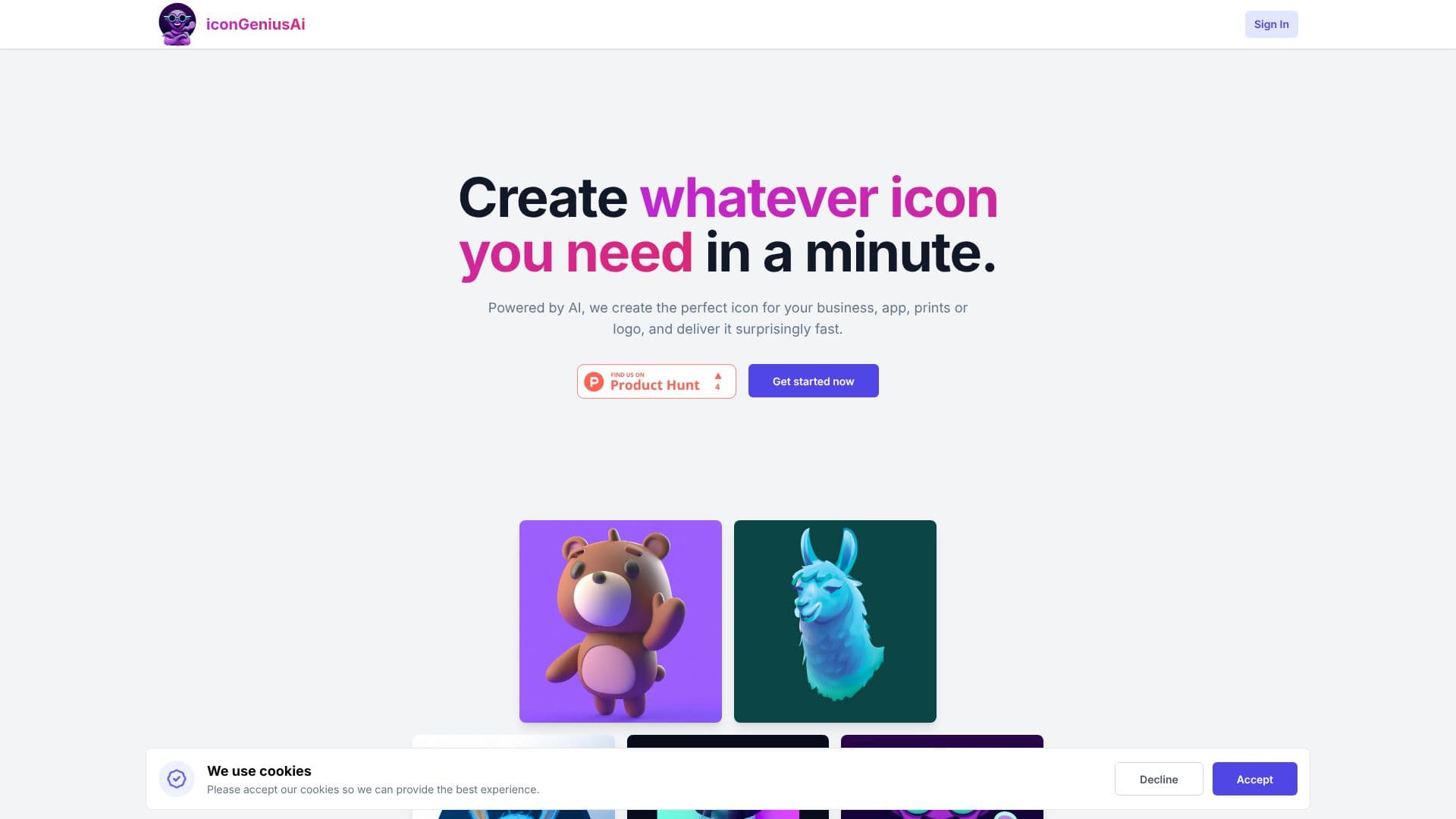 iconGeniusAi 스크린샷