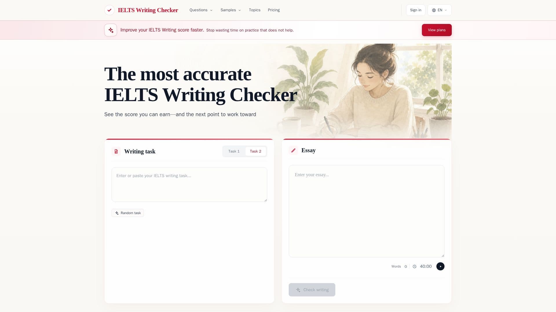 IELTS Writing Checker 스크린샷