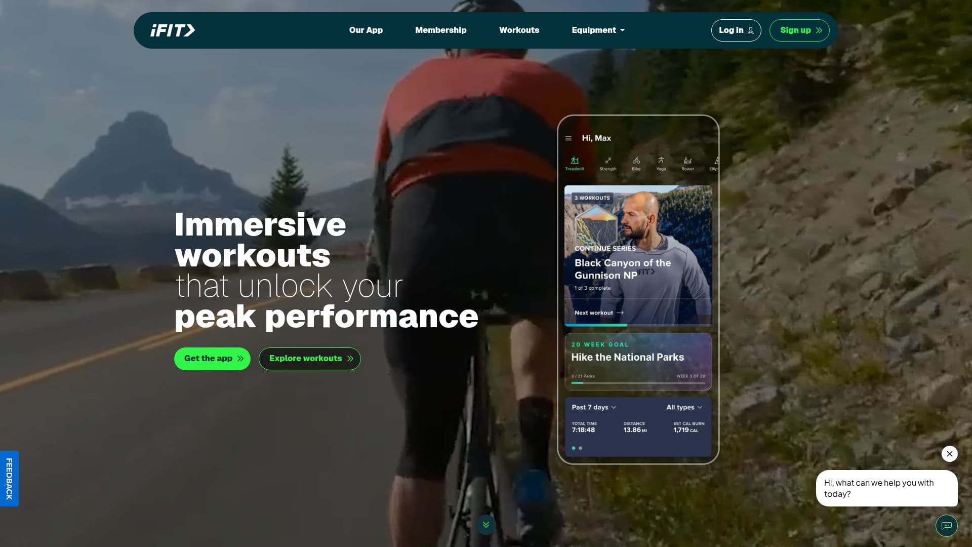 Aplikasi Latihan iFIT screenshot