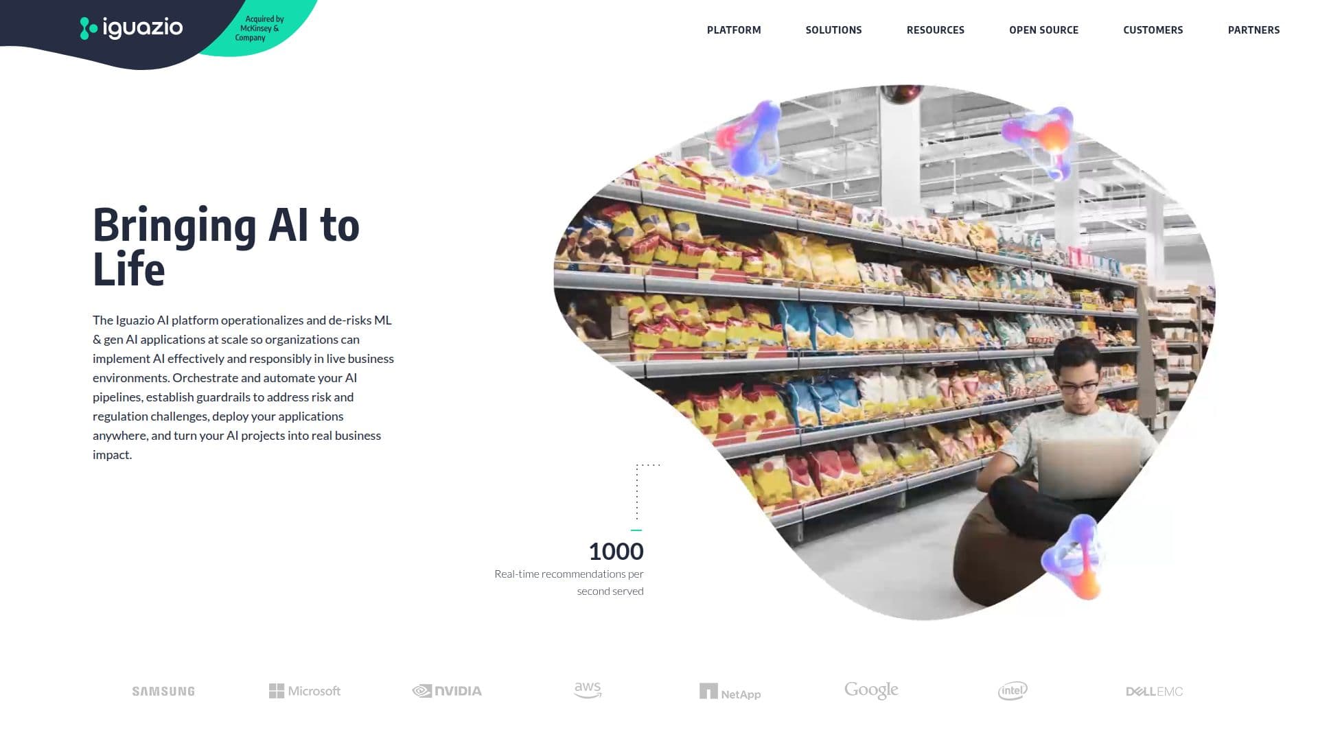 Iguazio AI Platform screenshot