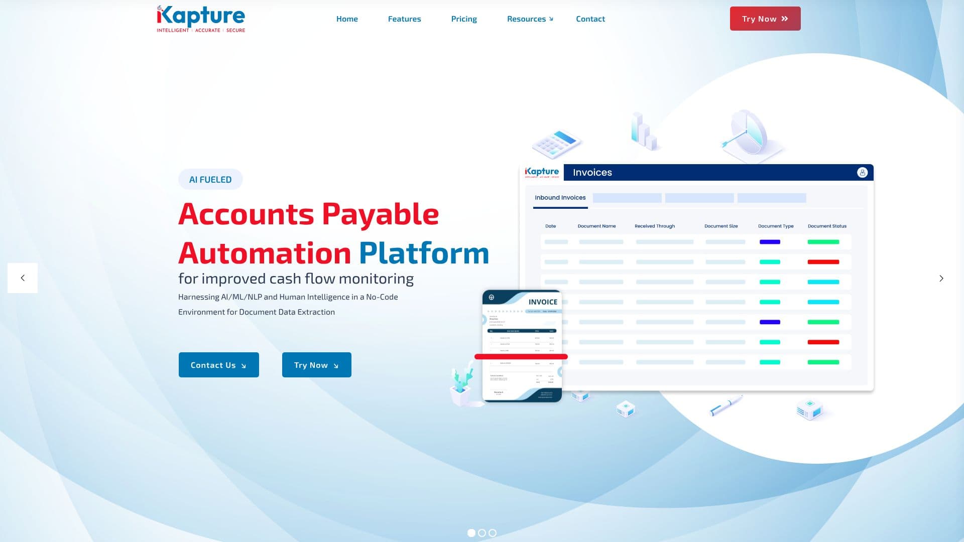 Screenshot von iKapture Accounts Payable Automation