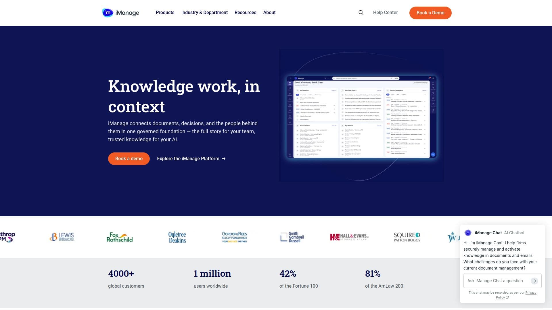 iManage Compare screenshot