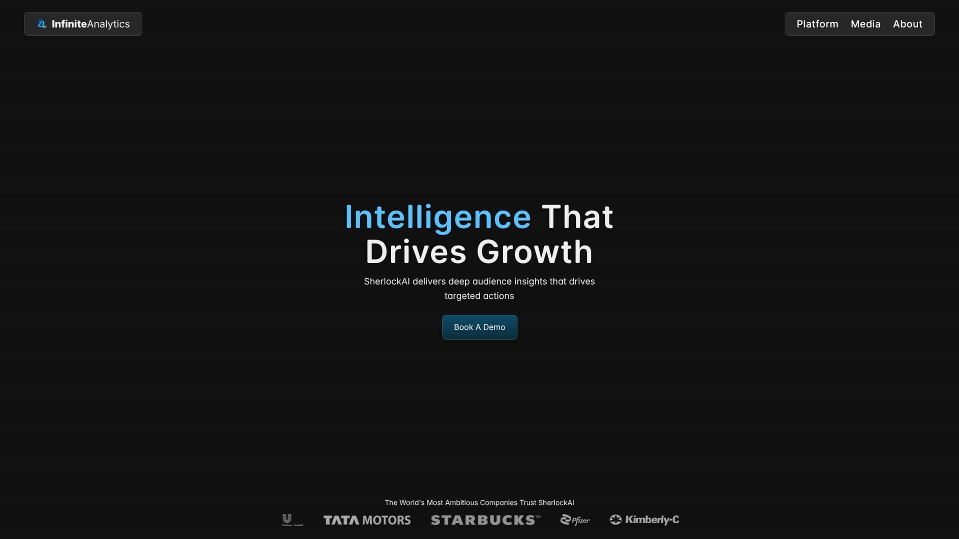 Captura de pantalla de Infinite Analytics