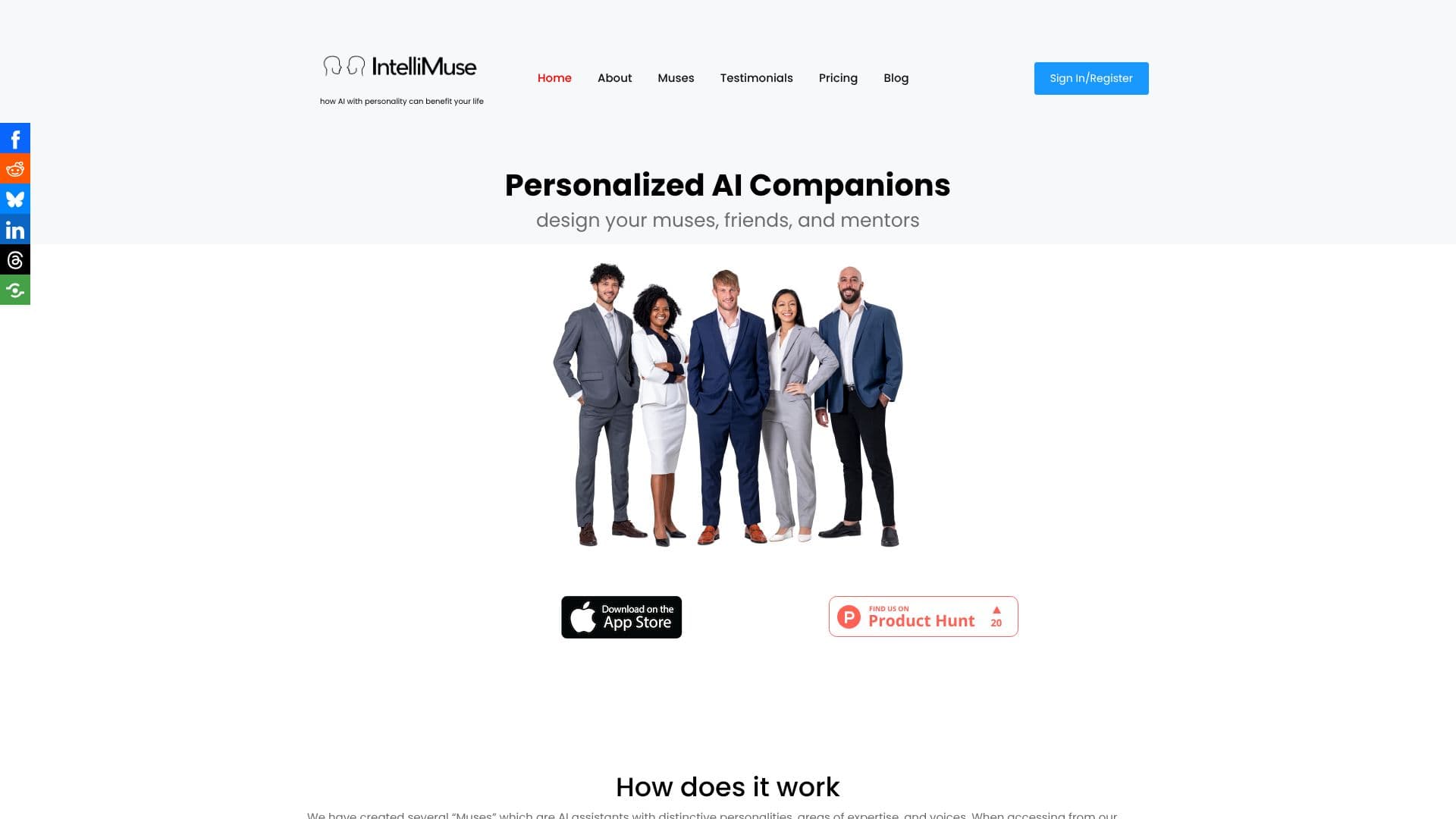 Tangkapan layar IntelliMuse