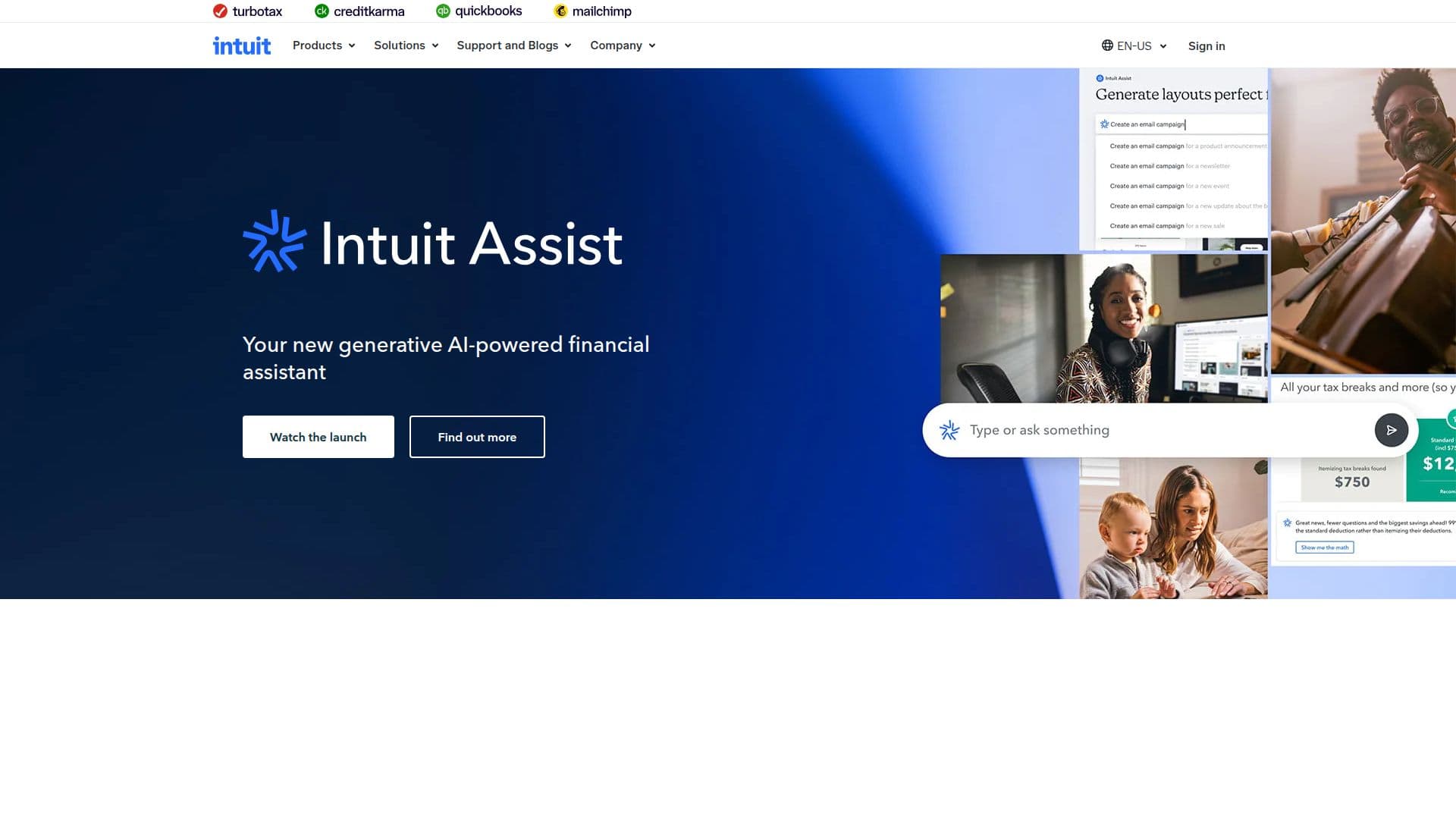 لقطة شاشة لـ Intuit Assist