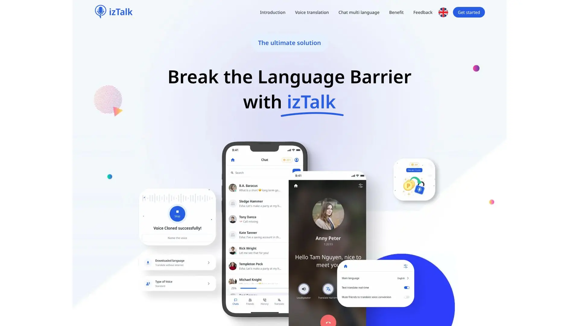 لقطة شاشة لـ IzTalk