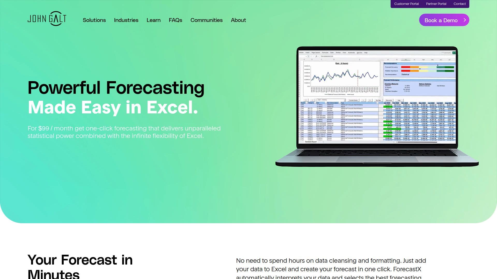 ForecastX - Продвинутое прогнозирование цепочки поставок в Excel screenshot