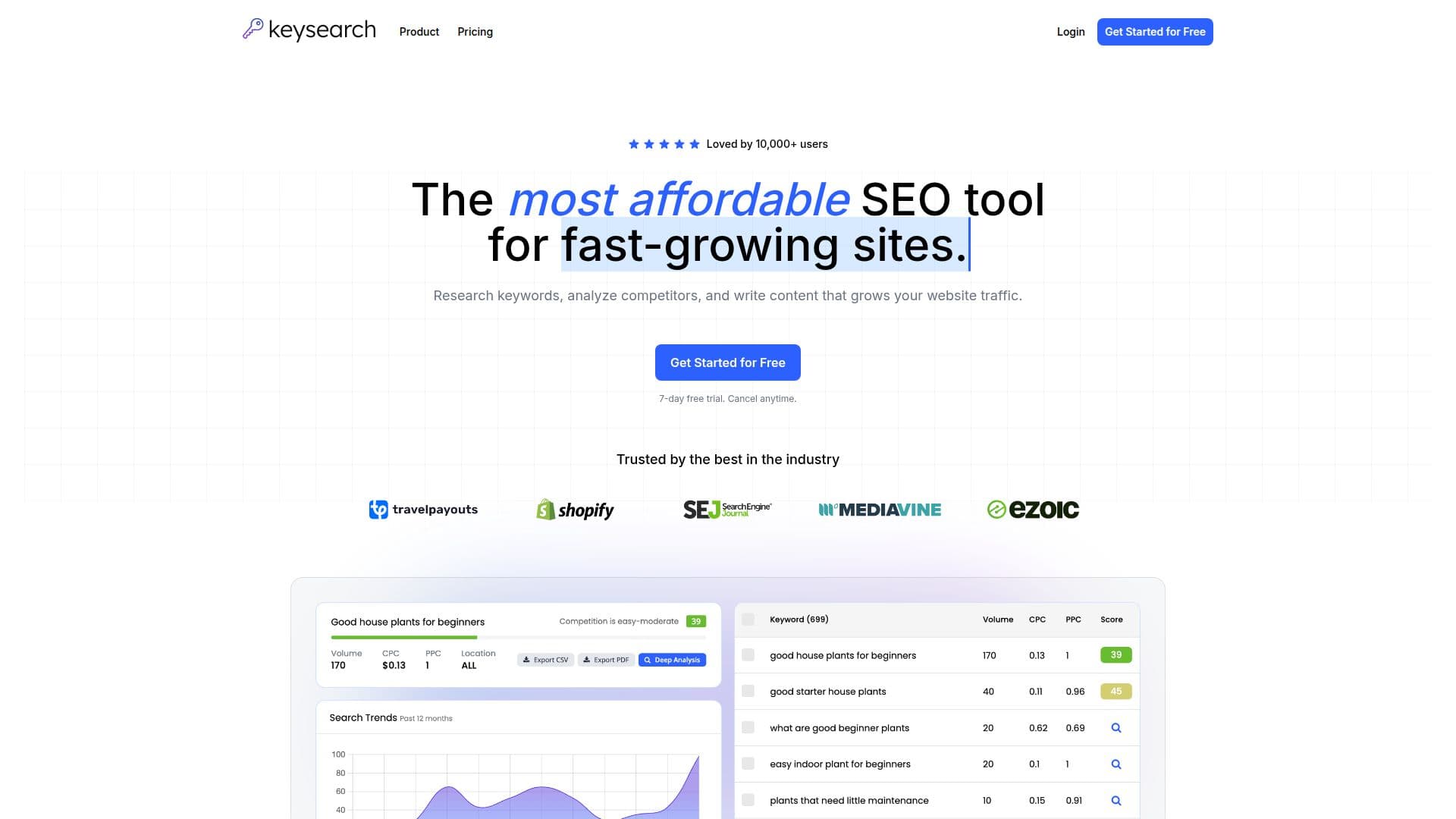 KeySearch screenshot