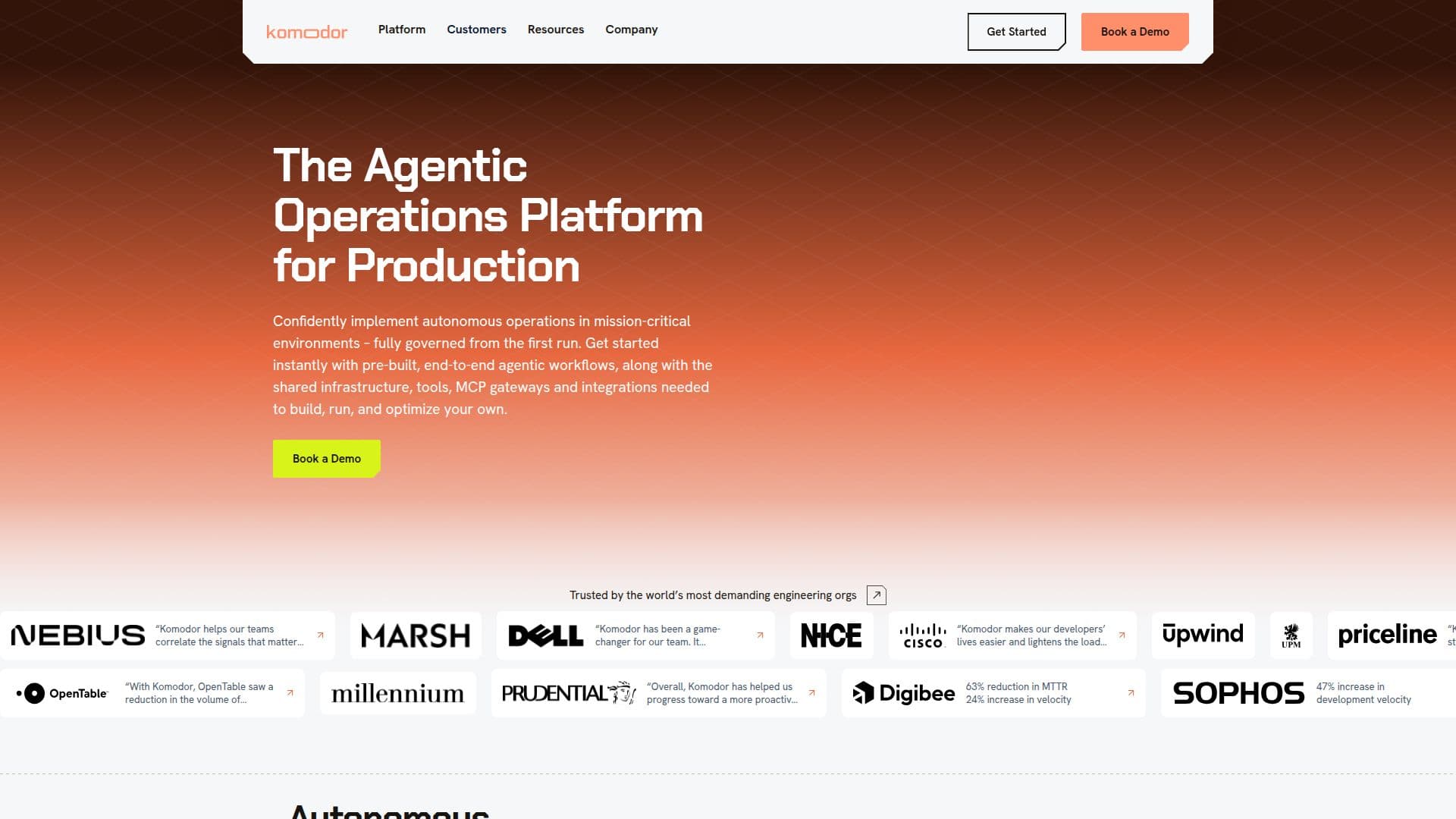 Komodor: Platform Operasi Agensif untuk Produksi screenshot