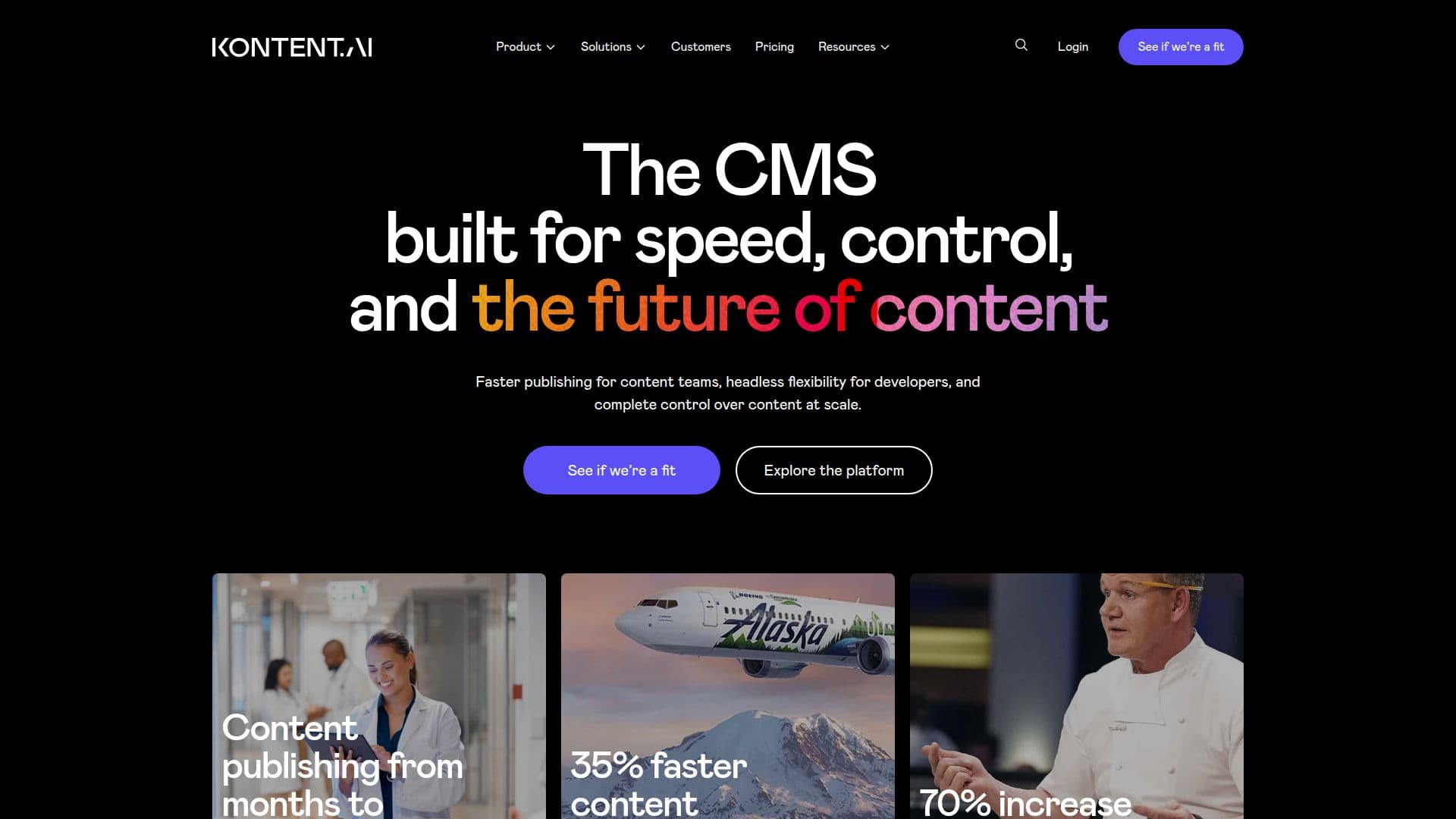 Kontent.ai CMS screenshot