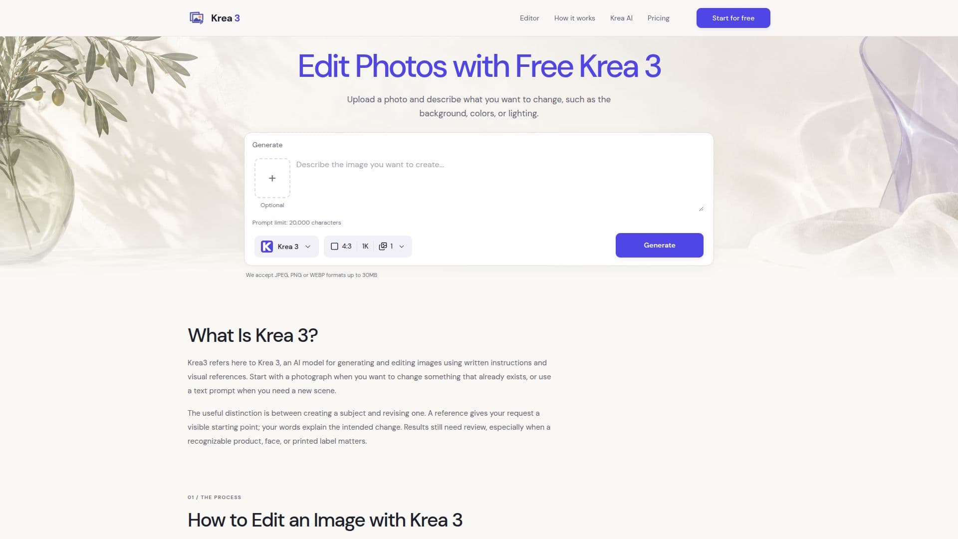 Krea 3 screenshot
