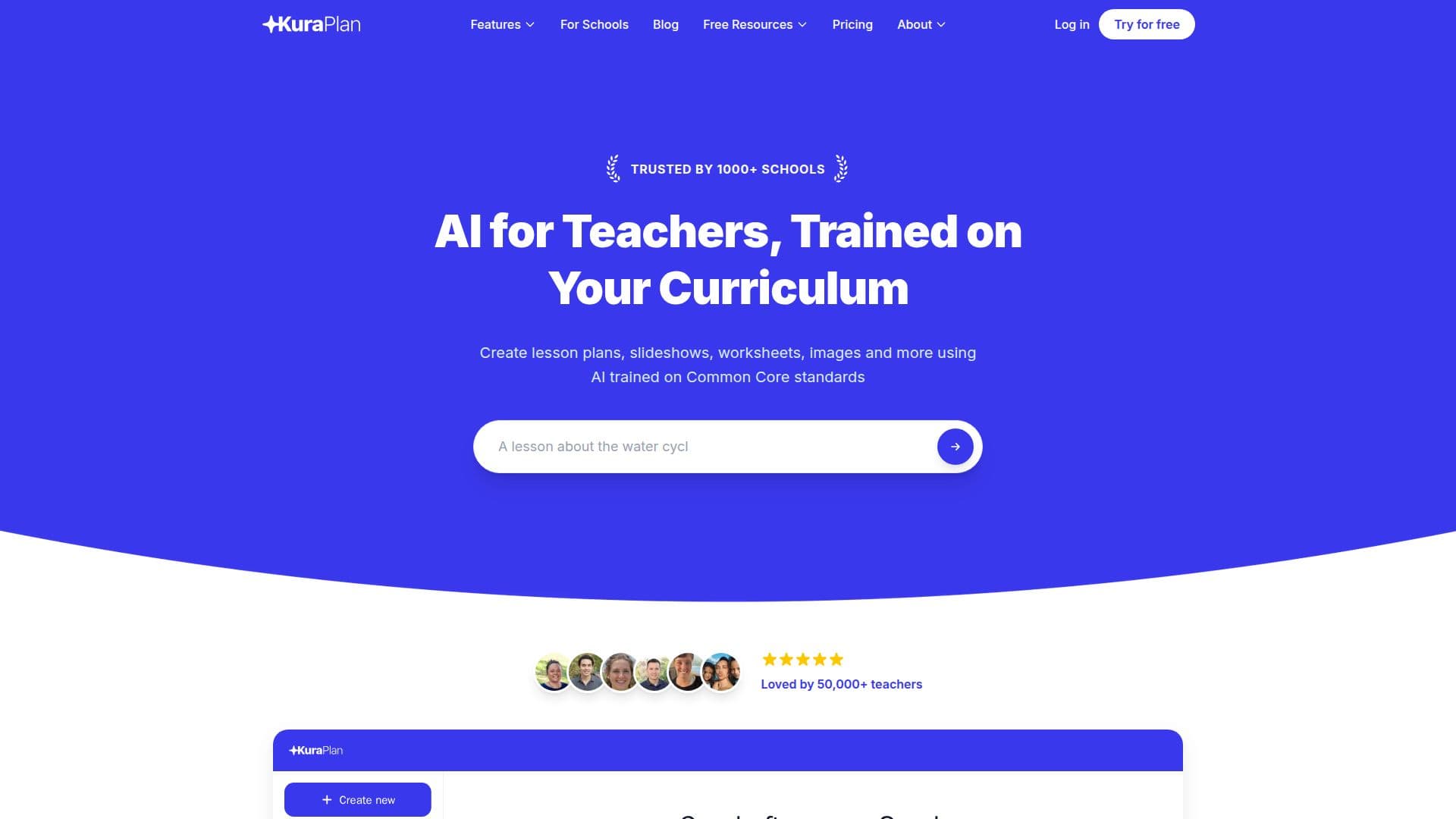 Ferramenta Kuraplan AI para Professores screenshot