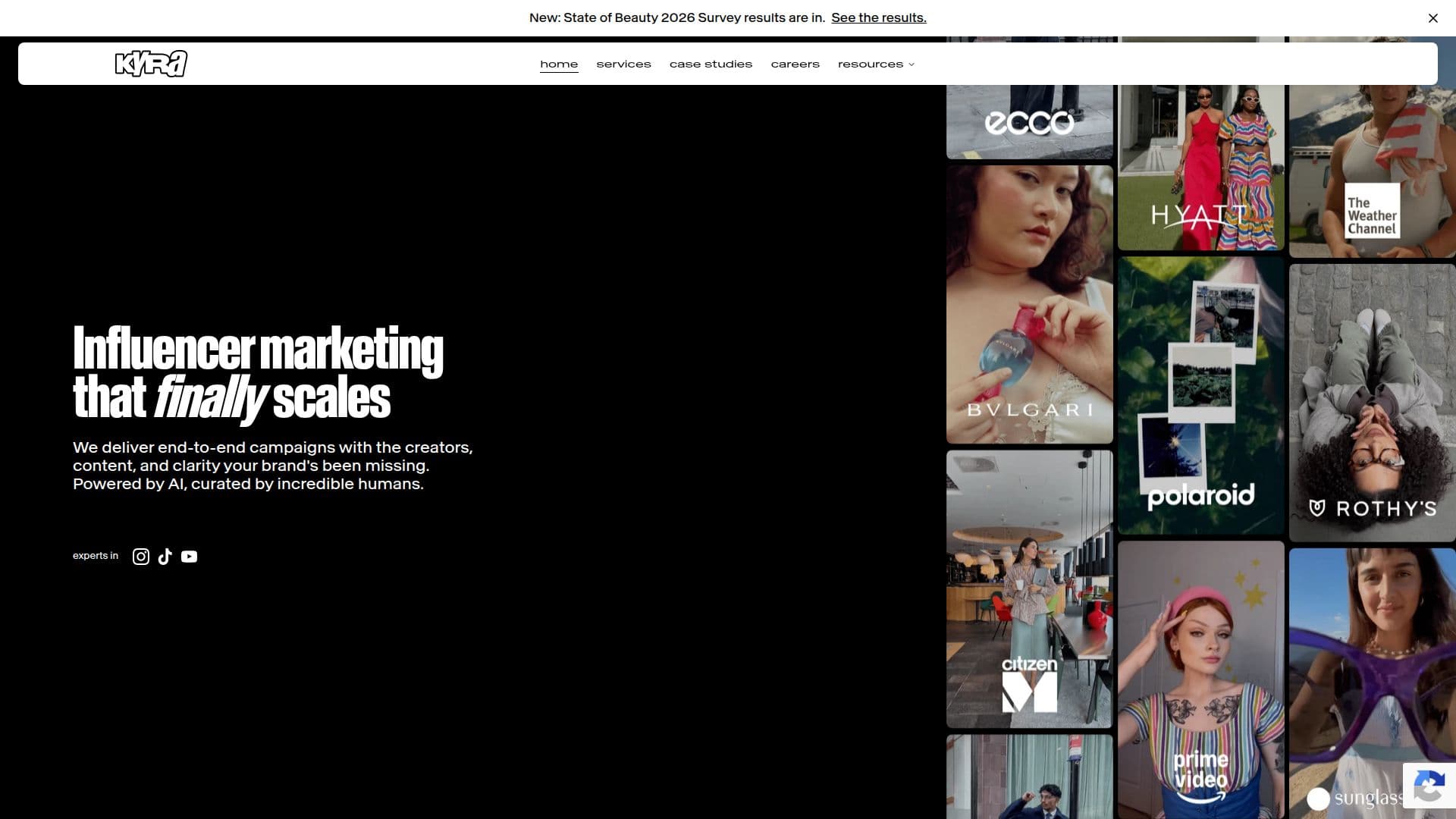 Kyra - Plataforma de Marketing de Influenciadores screenshot
