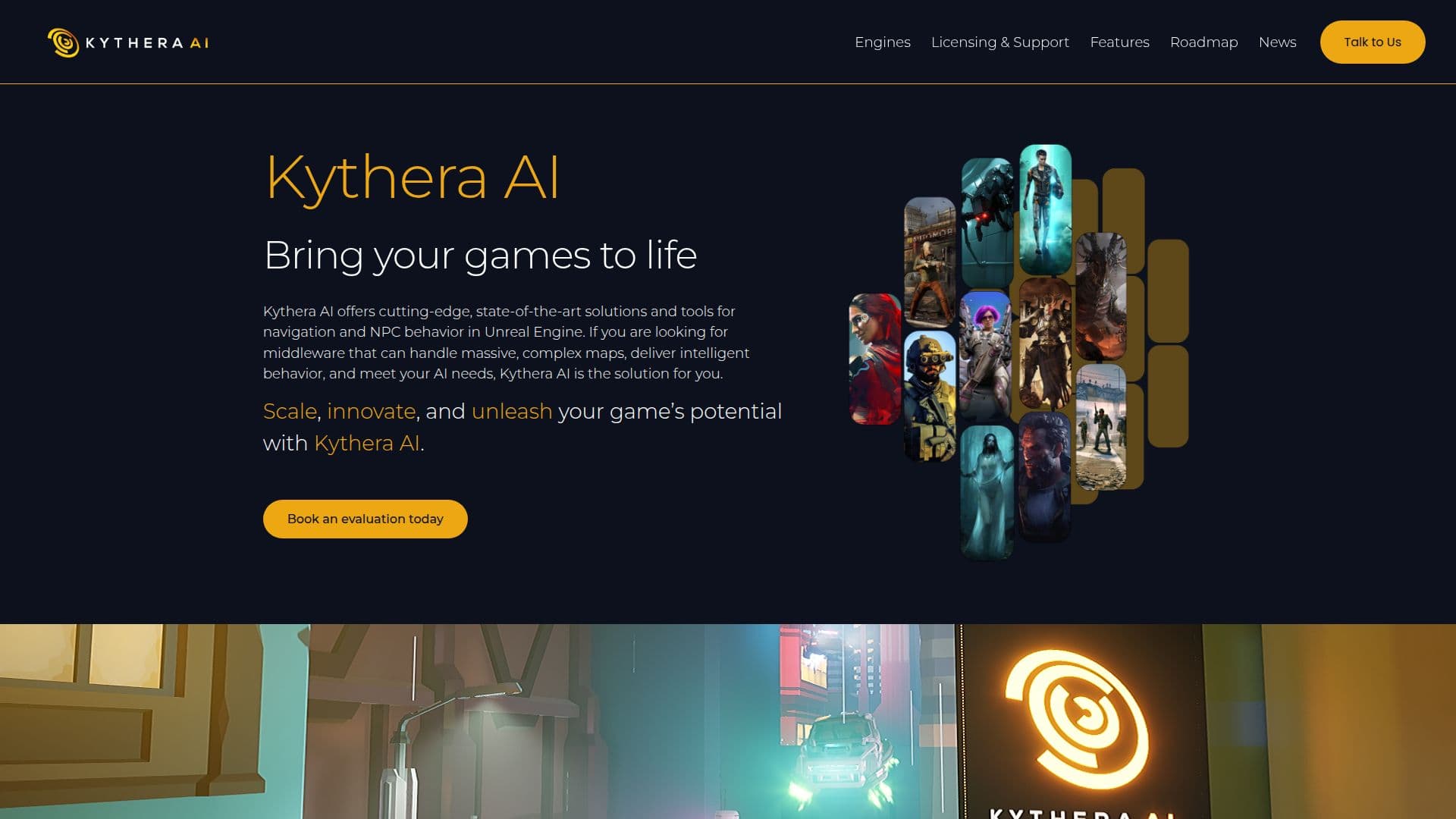 Kythera AI | الملاحة للألعاب screenshot