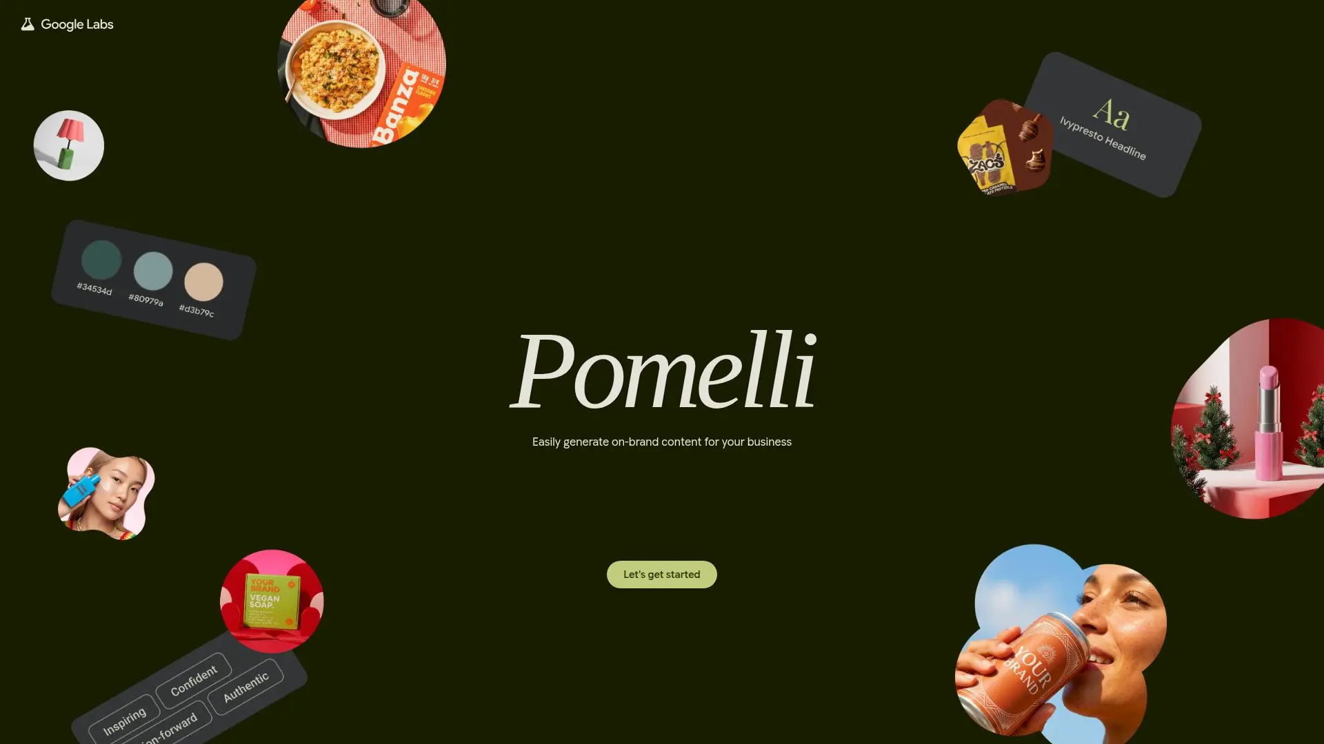 Pomelli by Google Labs screenshot