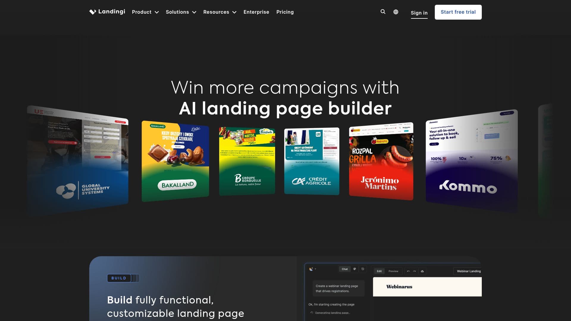 Landingi: AI Landing Page Builder screenshot
