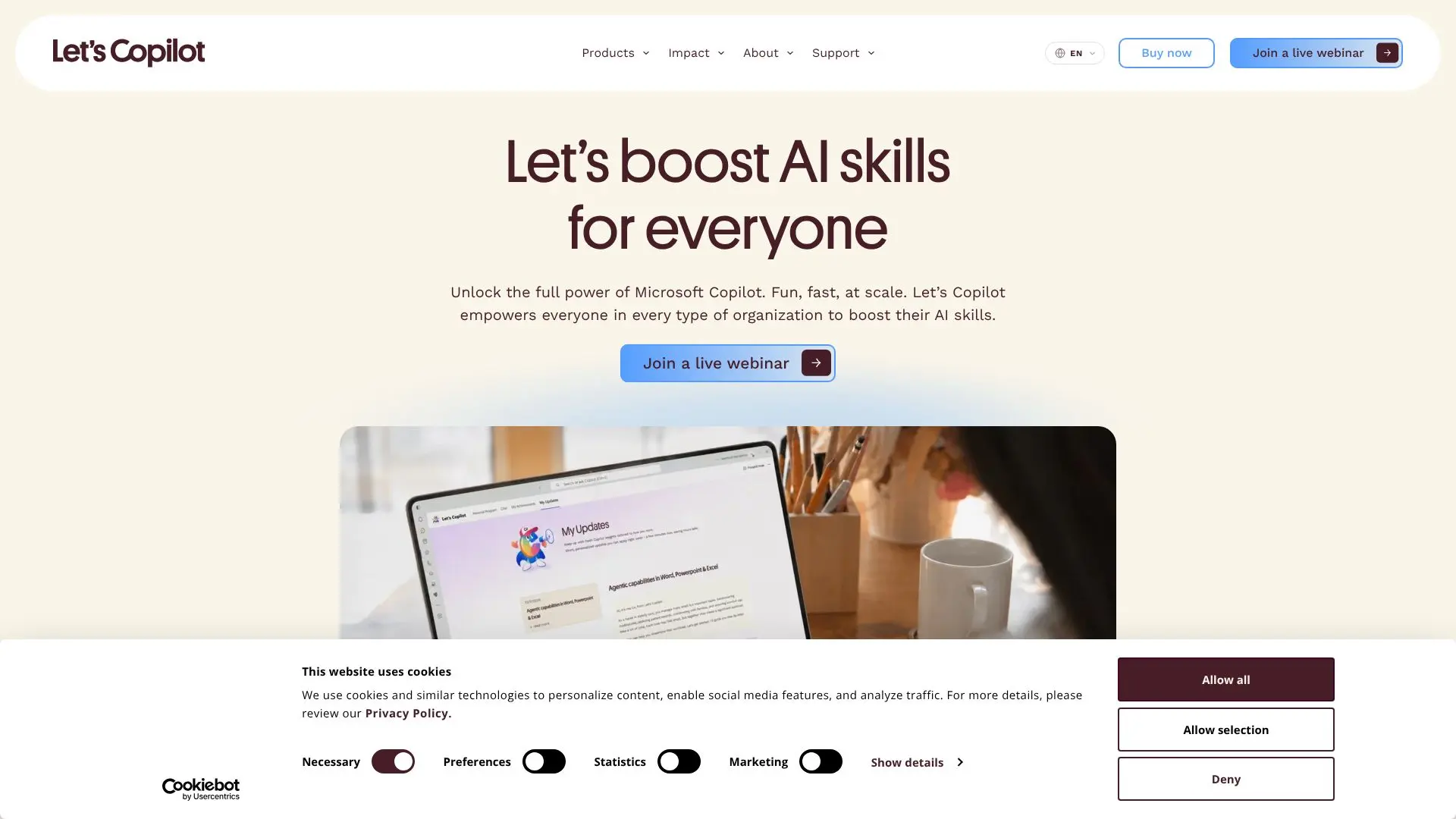 لقطة شاشة لـ Let’s Copilot