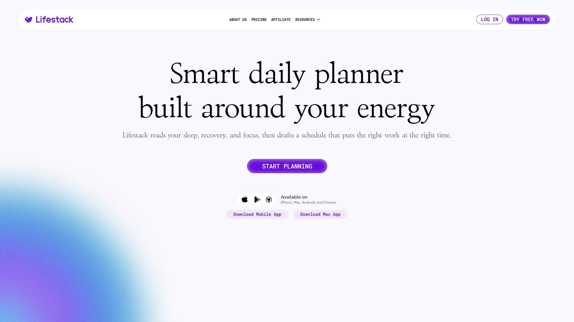 Lifestack - Planificateur AI Sensible à l'Énergie pour le TDAH screenshot