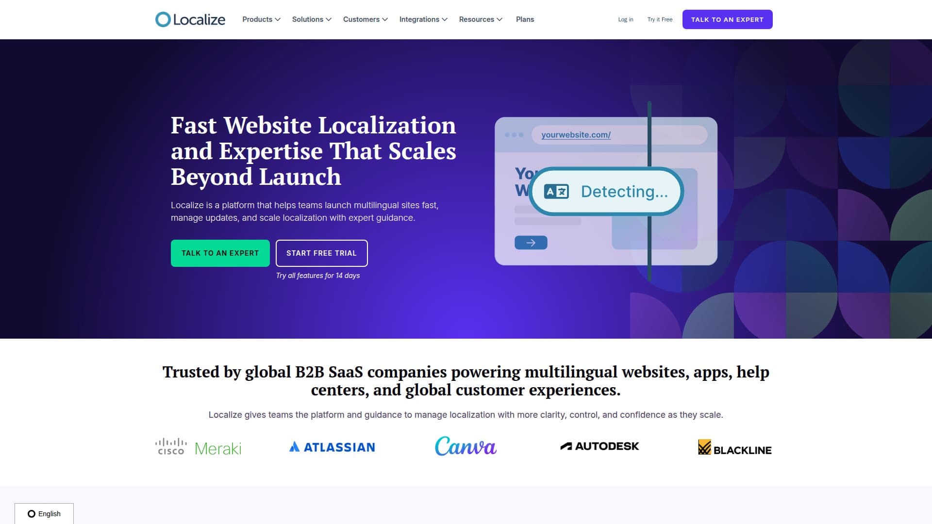 Localize Translation Platform screenshot