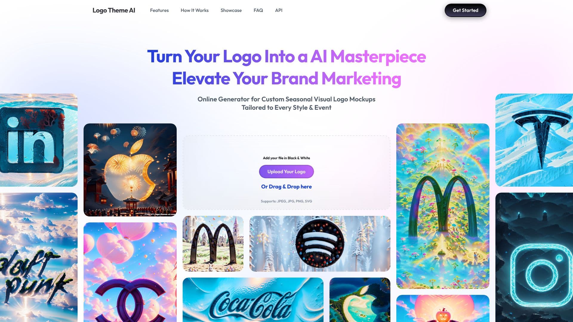 Screenshot von Logo Theme AI