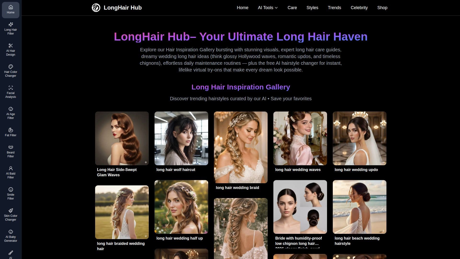 LongHair.ai screenshot