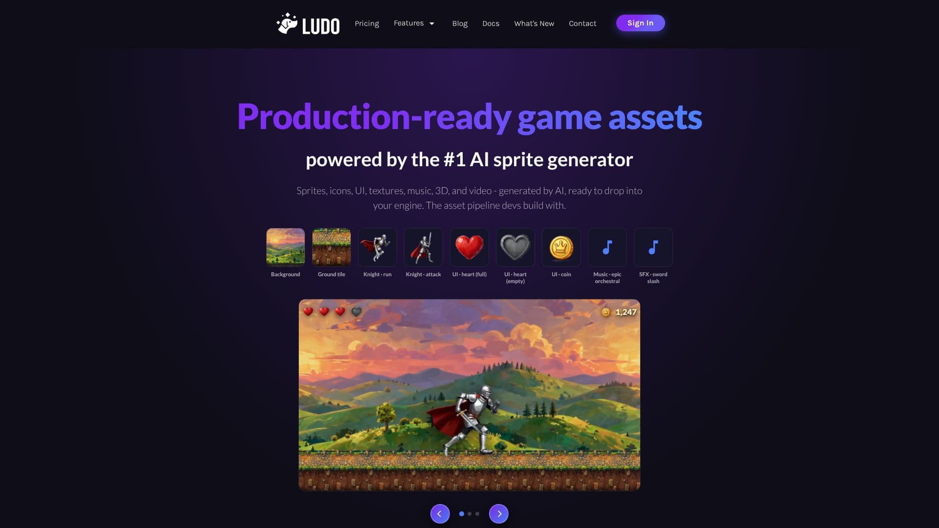 لقطة شاشة لـ Ludo.ai