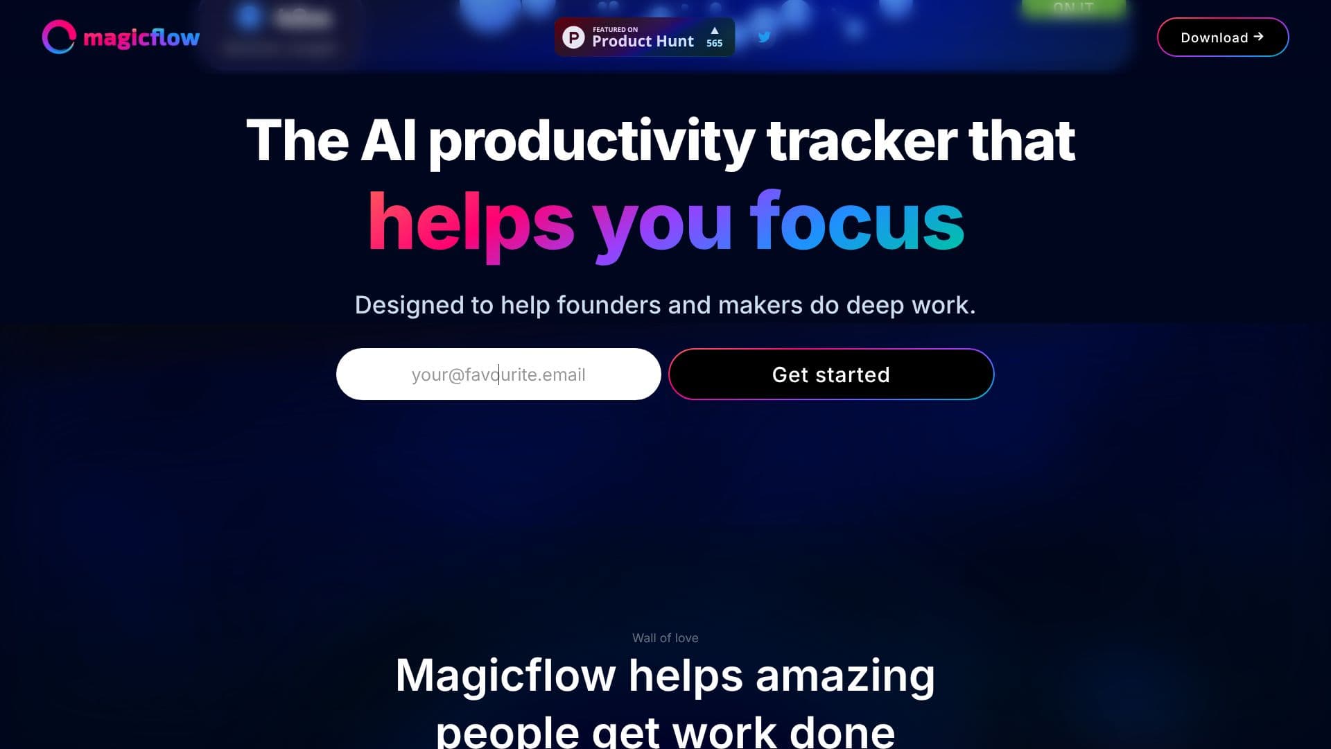 Magicflow Productivity Coach のスクリーンショット