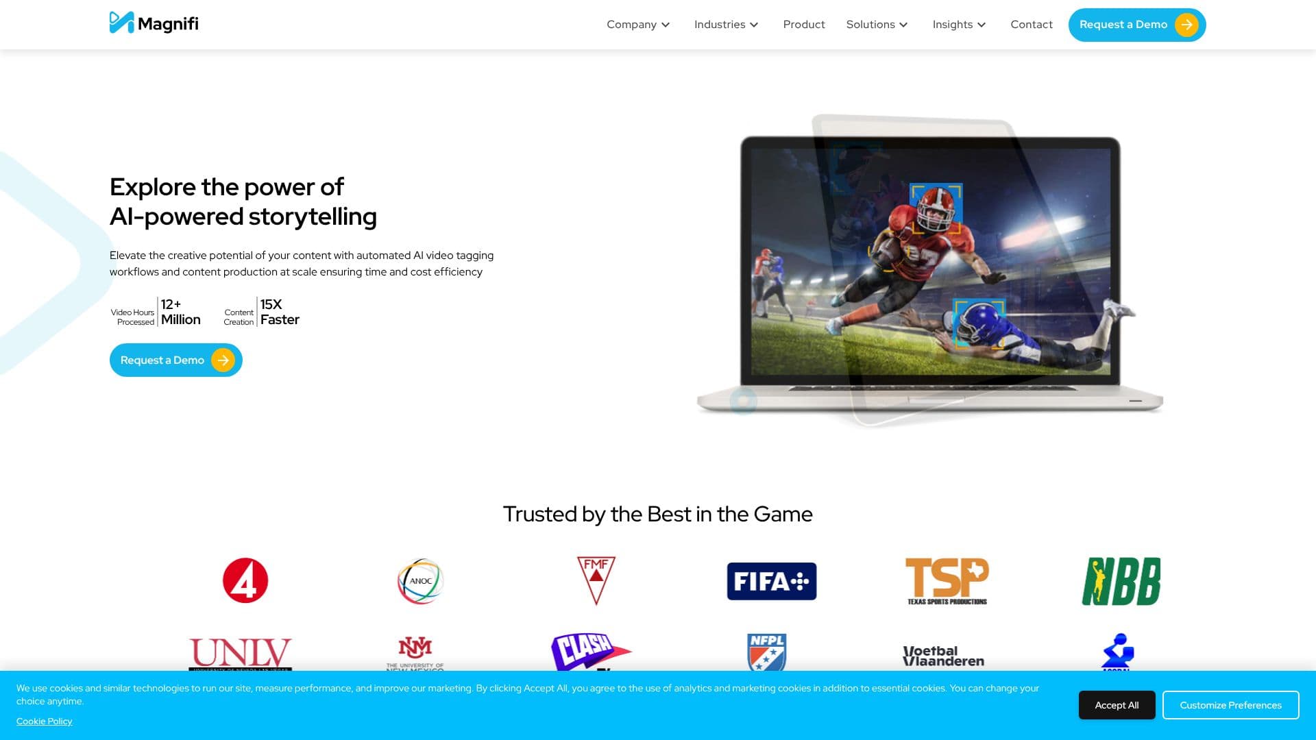 Captura de pantalla de Magnifi AI Video Highlights